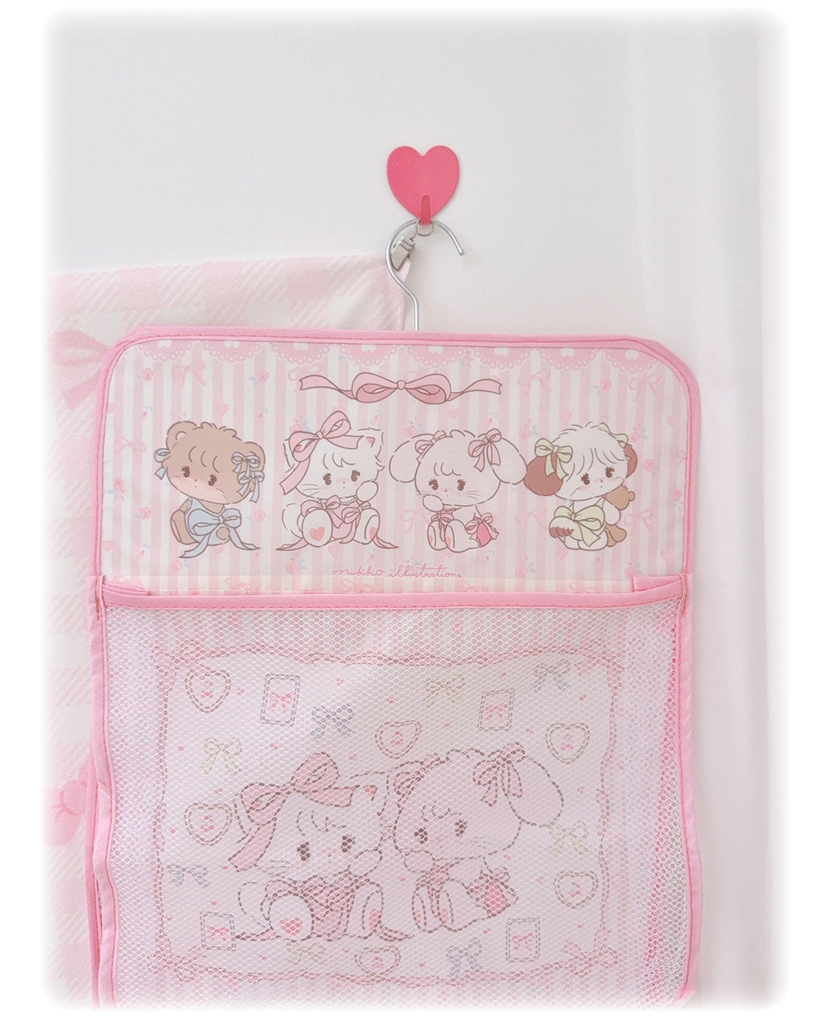kawaii pink underwear storage bag