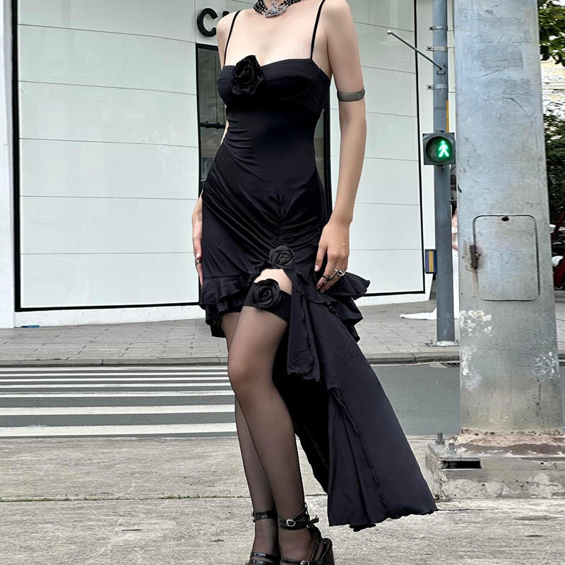 dark coquette dress to impress