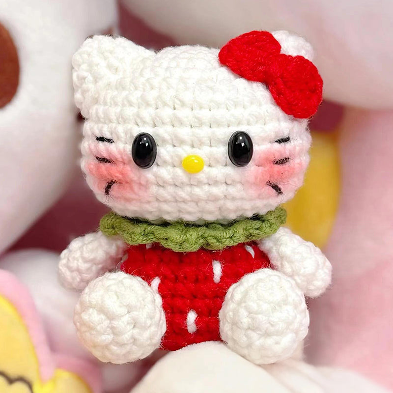 Homemade diy kt wool doll