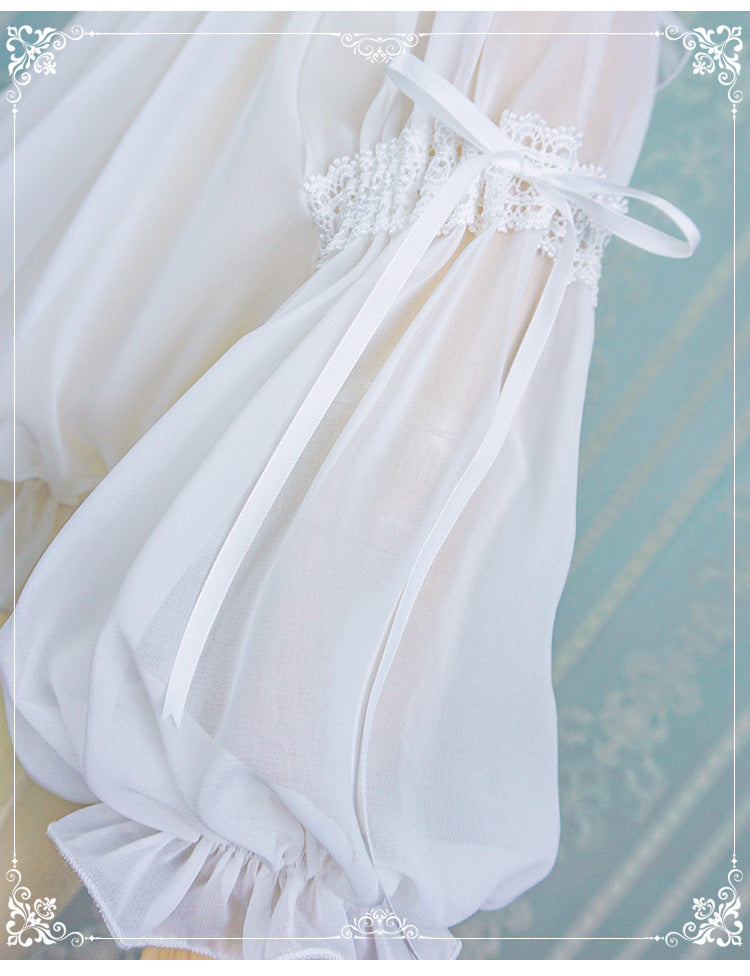 Middle Sleeve Chiffon Lolita Blouse
