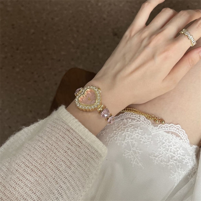 niche pink quartz Watch