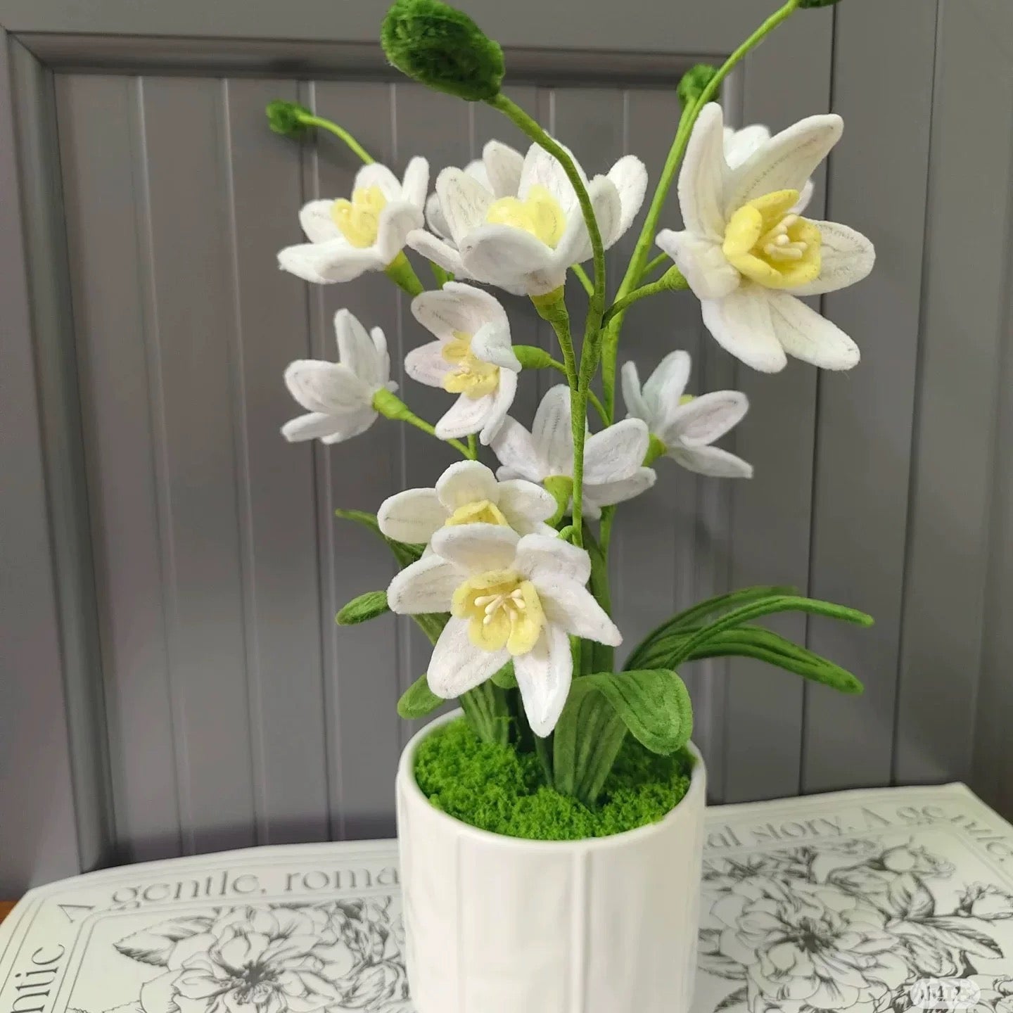 twist stick small potted bouquet diy material package