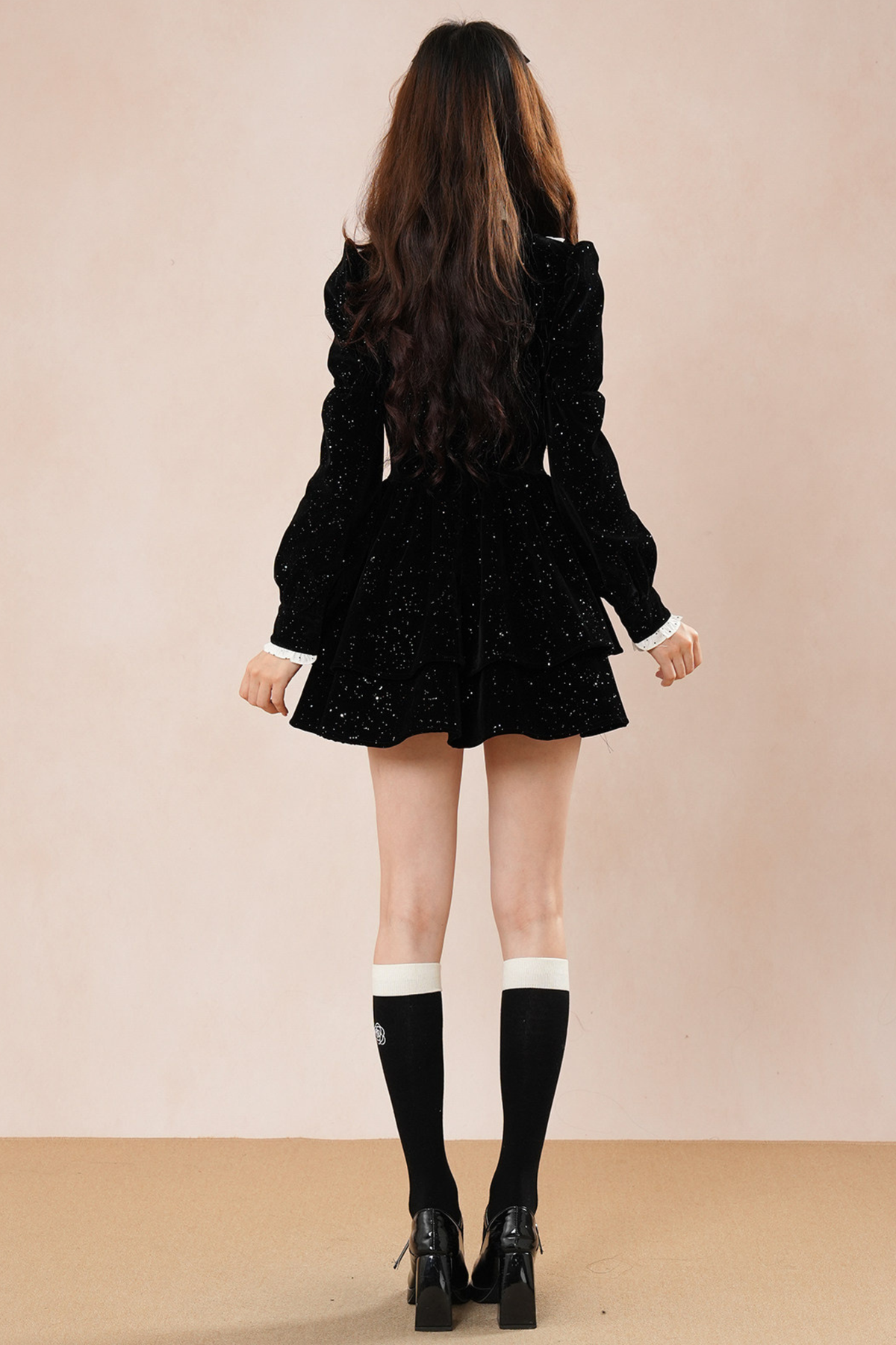 Velvet Shimmer Princess Dress