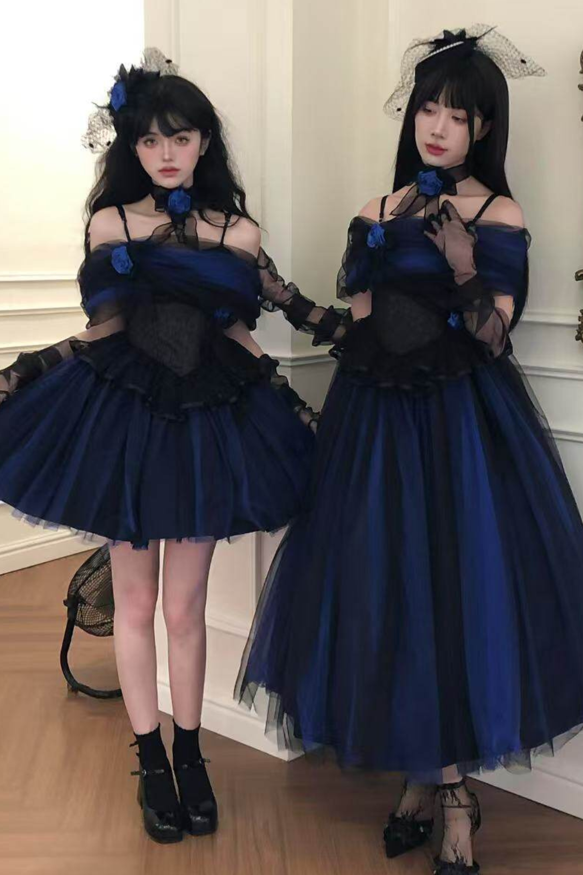 Klein Blue Shimmer Lolita Dress