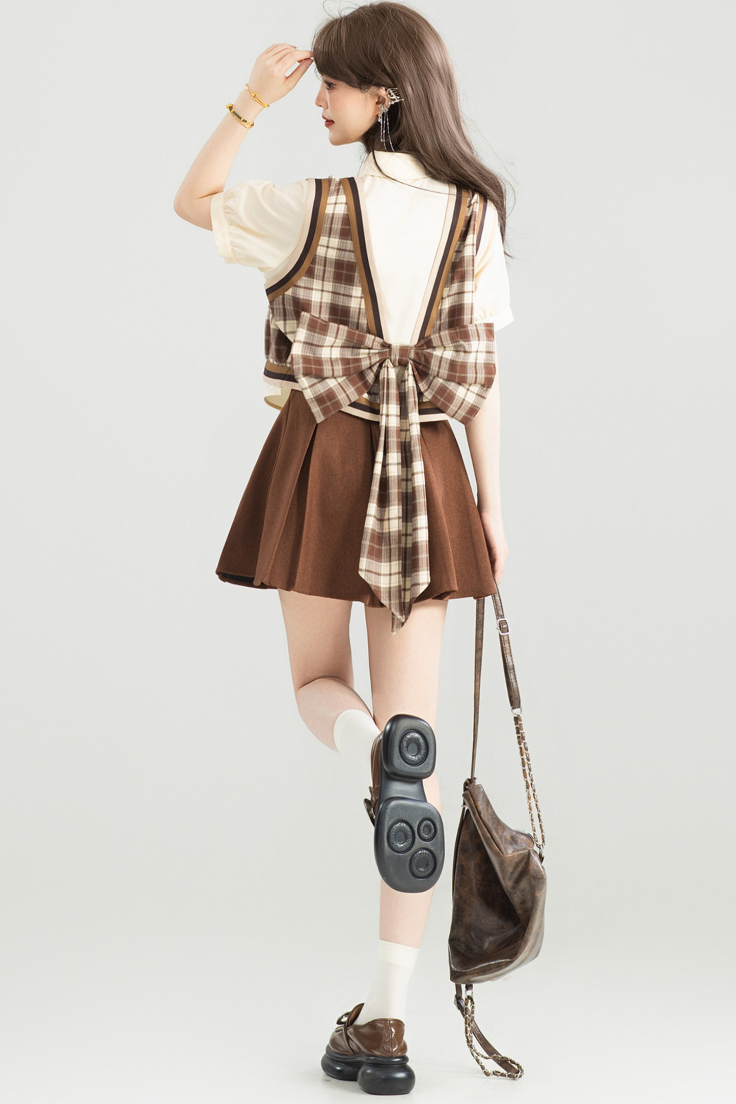 American Vintage Check Top + Skirt