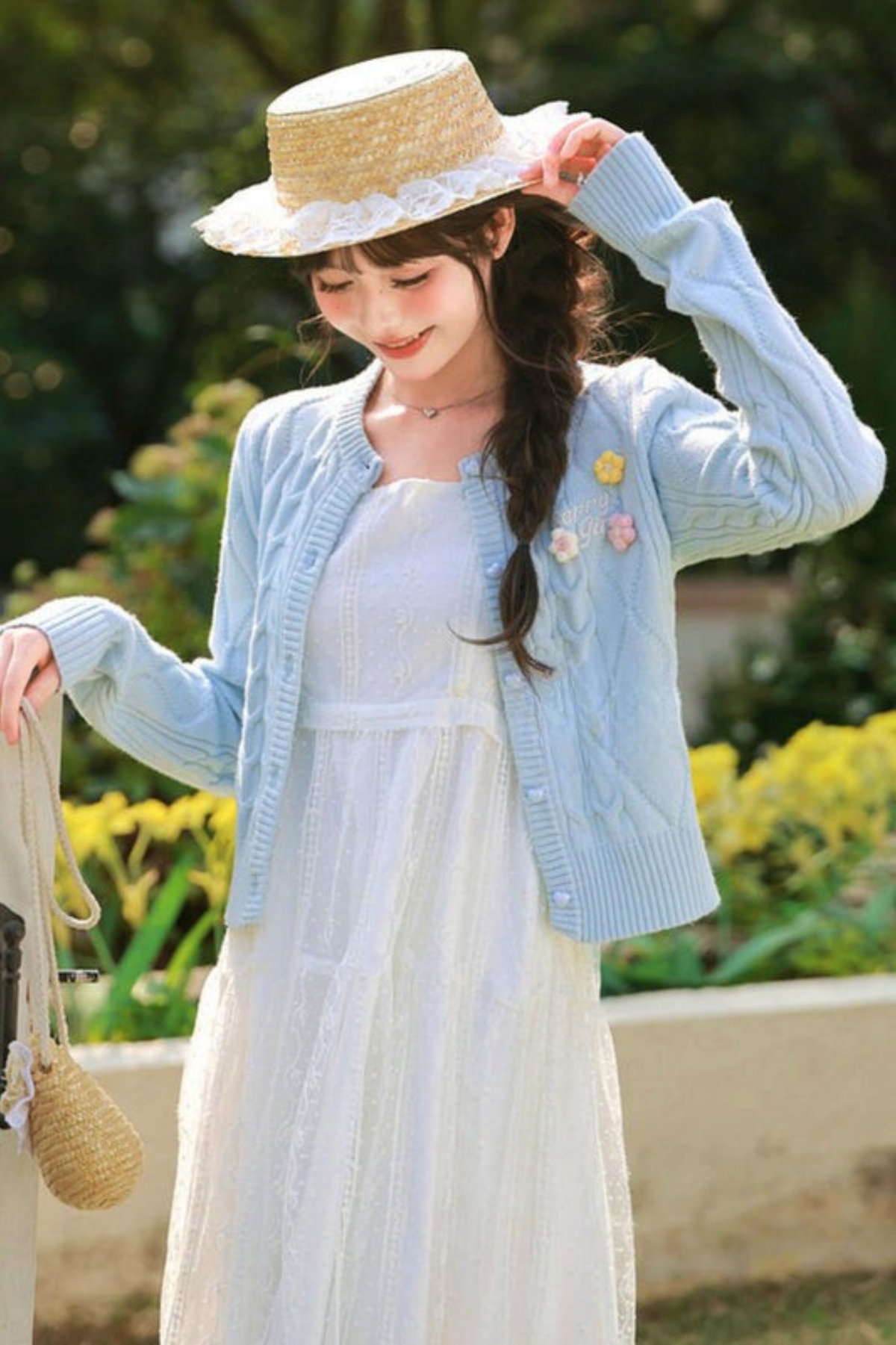 Sweet Retro Knit Cardigan