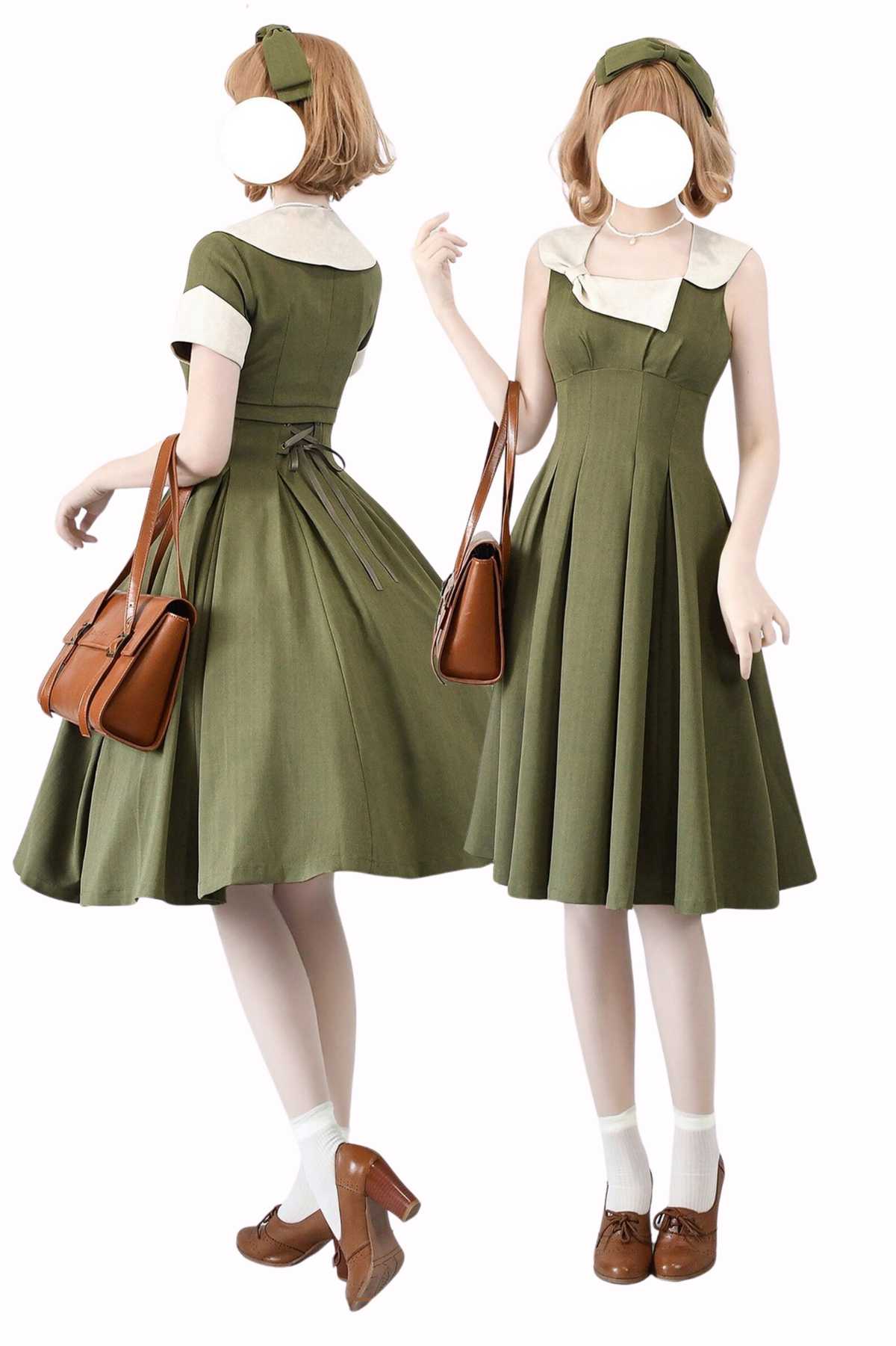 Elegant French Retro Flare Dress + Short Jacket
