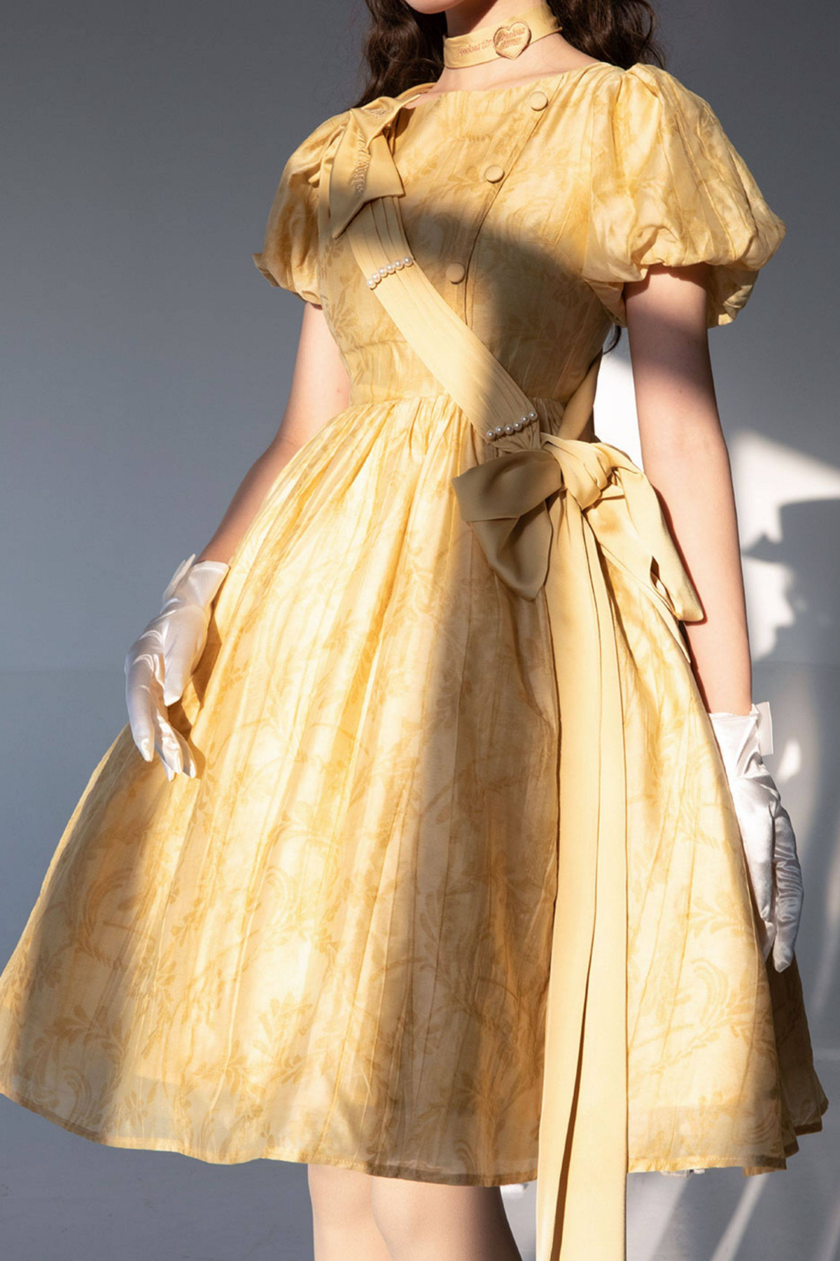 Golden Years Jacquard Dress