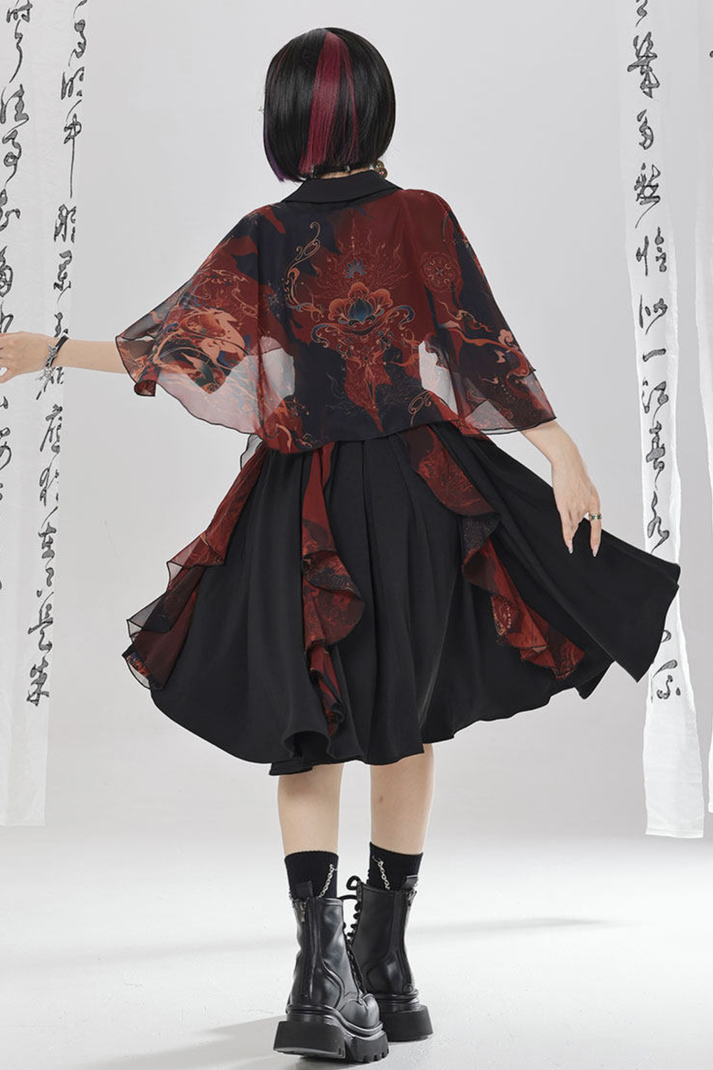 Chinese Embroidery Dress + Belt + Girdle