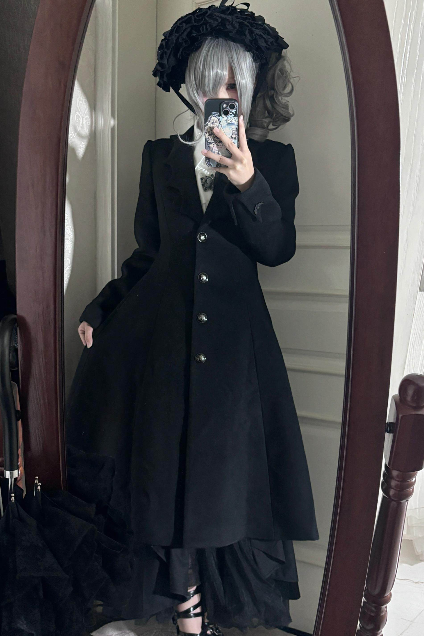 Gothic Wool Coat Suit