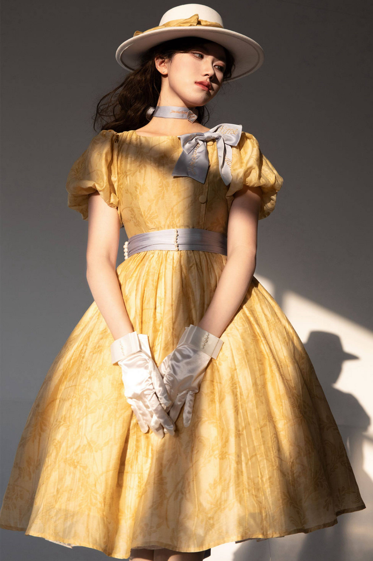 Golden Years Jacquard Dress