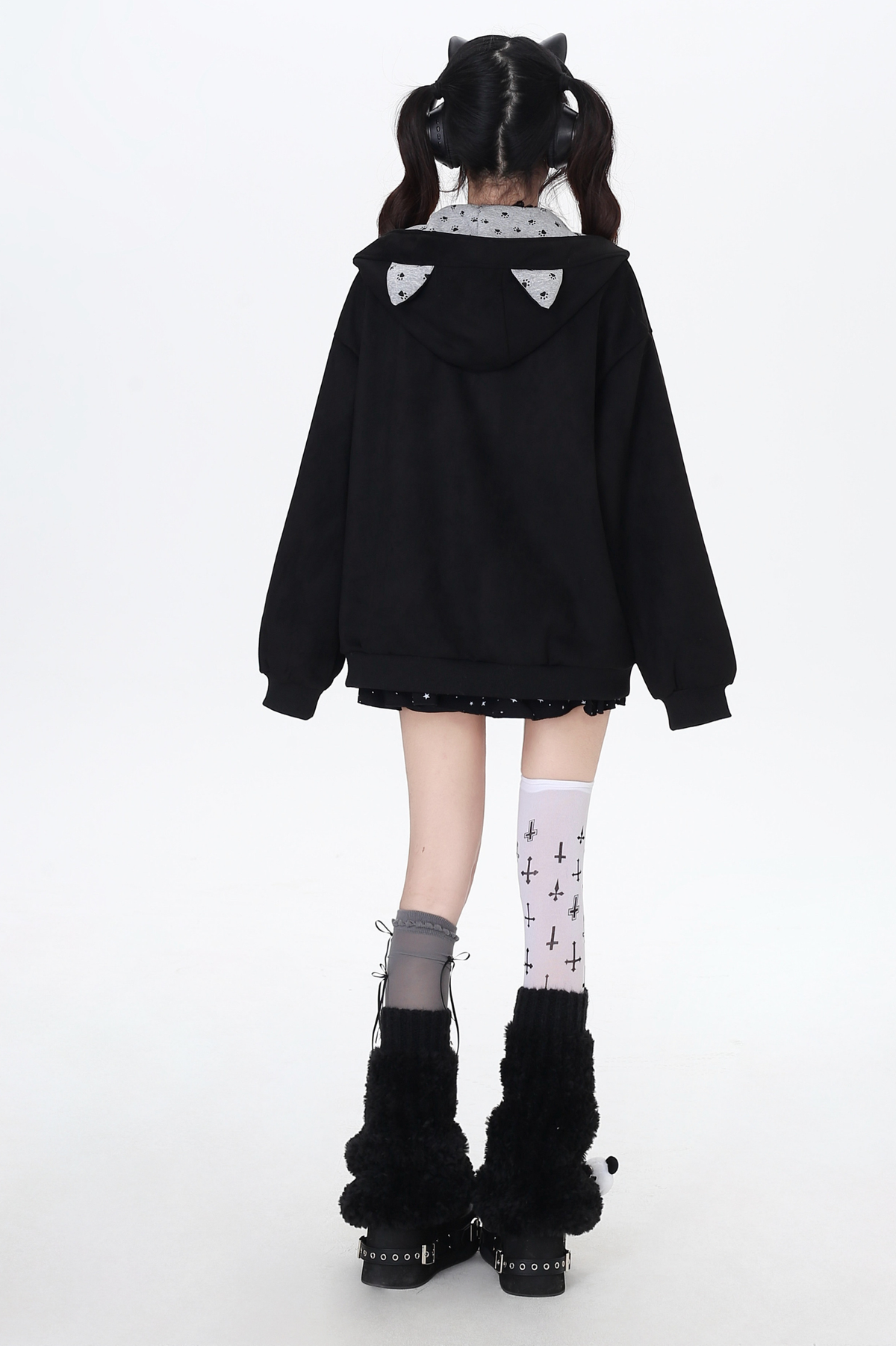 Subculture Cat Ear Hooded Jacket