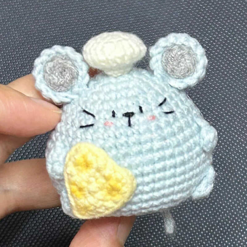 DIY cute mini wool hellokitty pendant