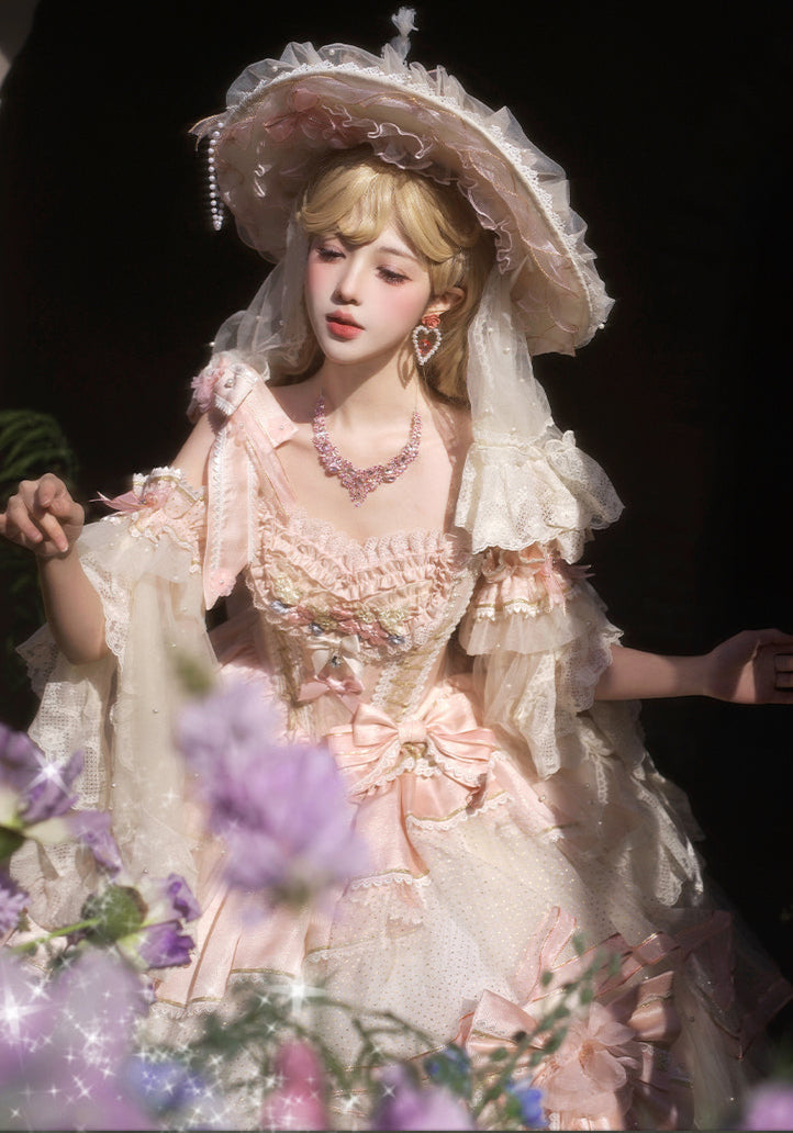 Bows Mesh Lace Lolita Dress