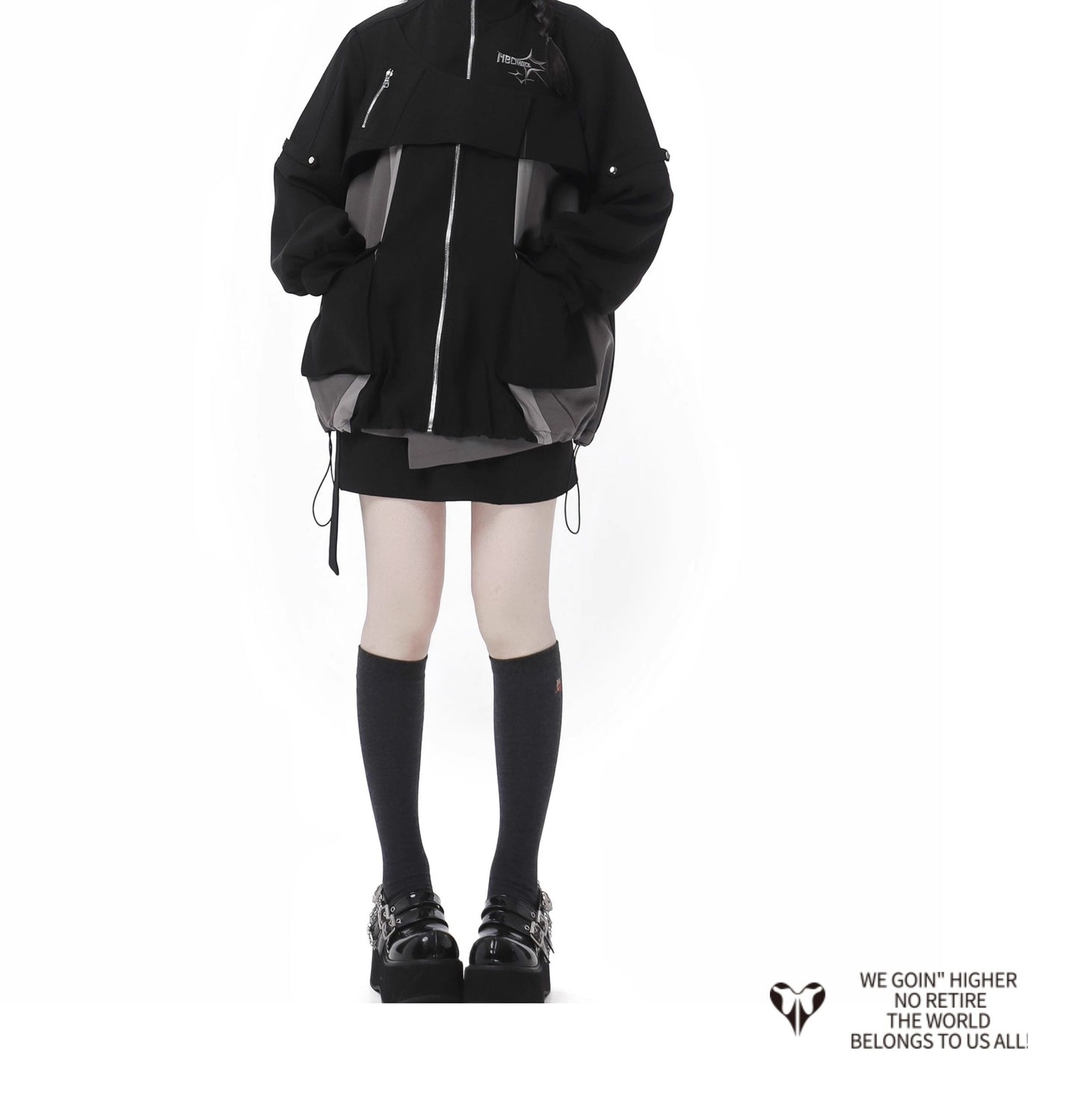 acubi black and gray jacket