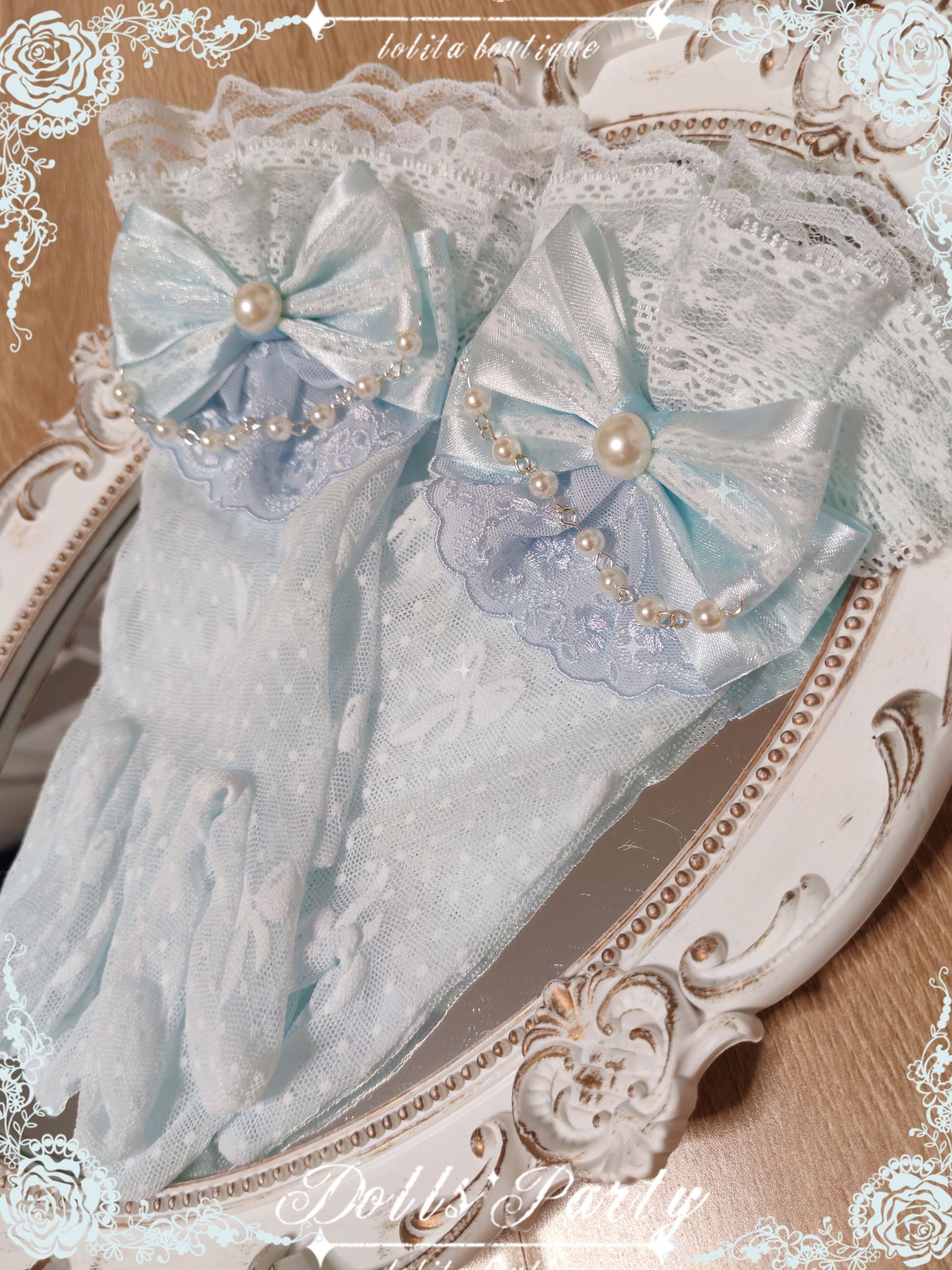 Lolita Handmade Lace Gloves