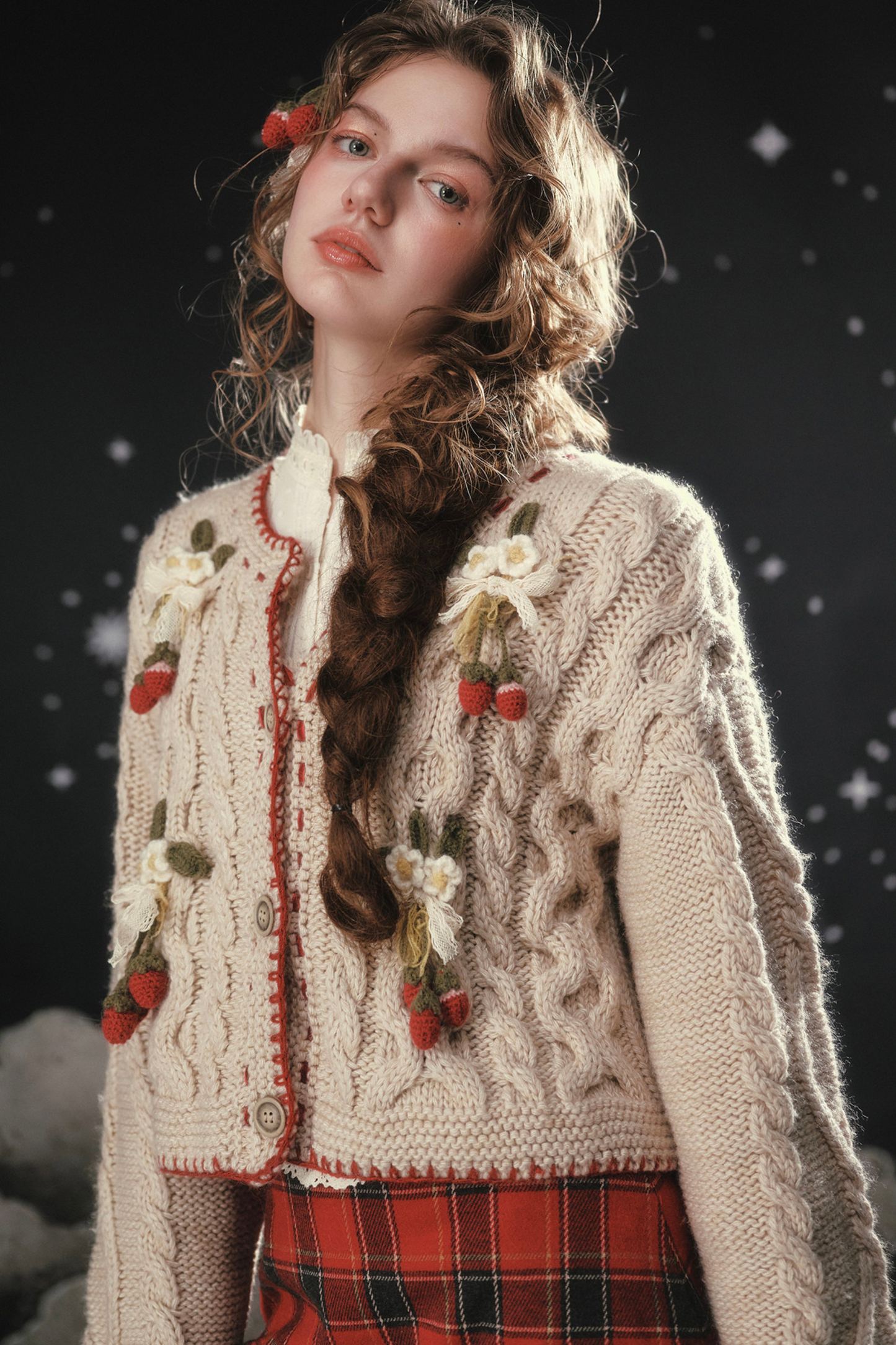 Lace Crochet Retro Cardigan