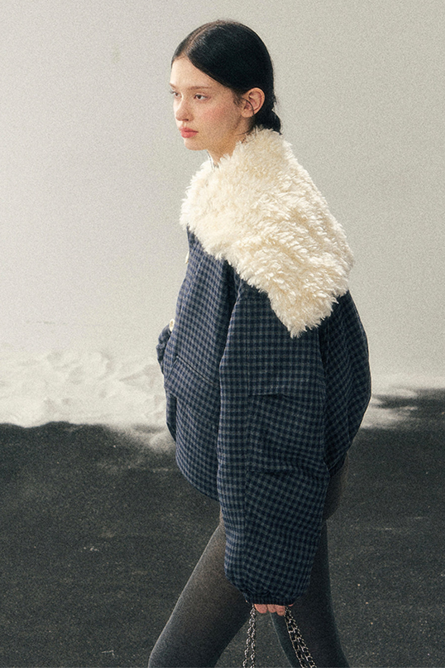 Silent Blue Lamb Mode Jacket