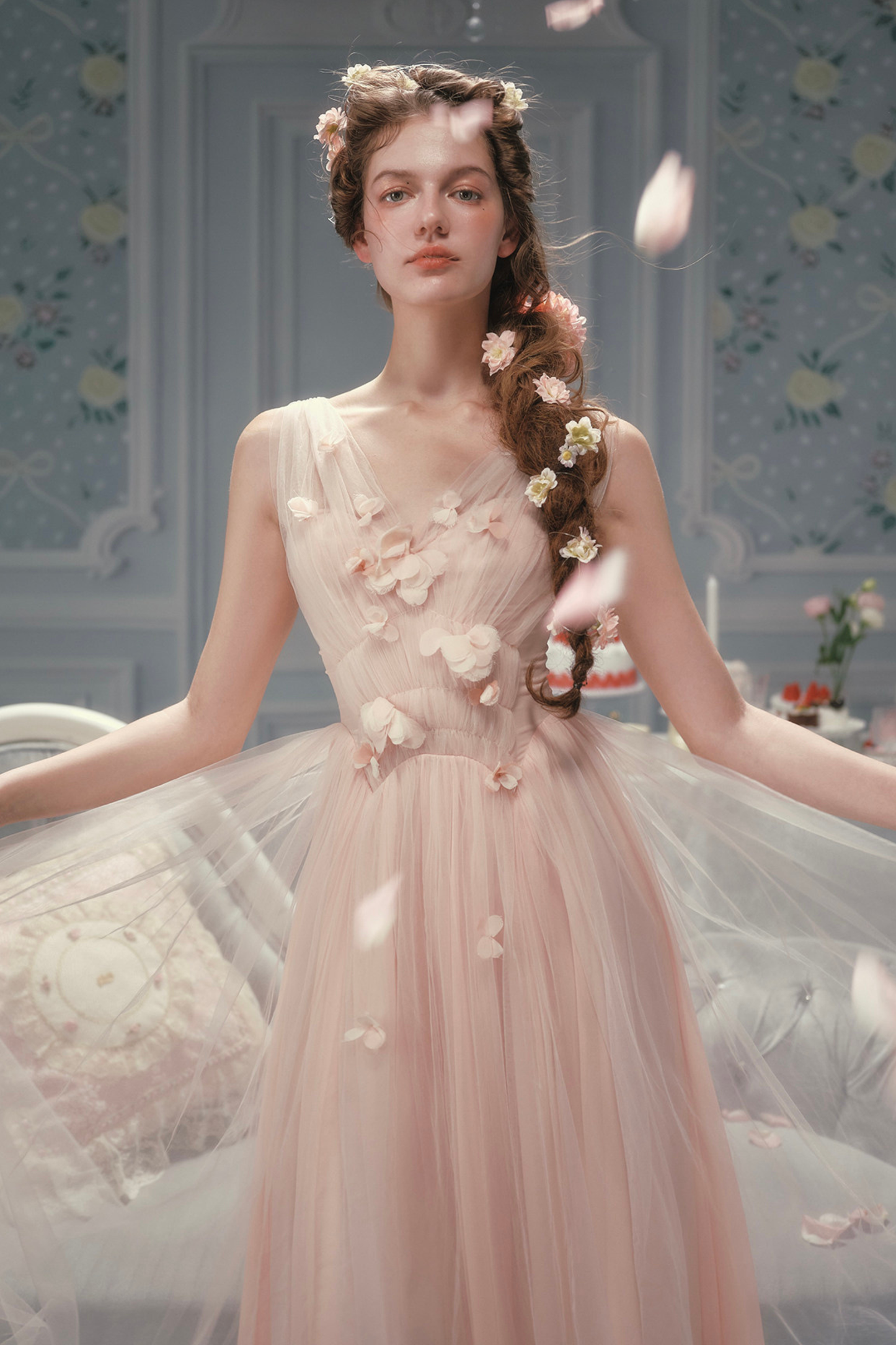 Romantic French Lace Dress