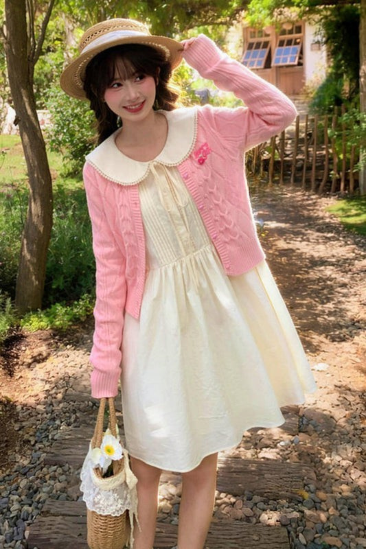Sweet Retro Knit Cardigan