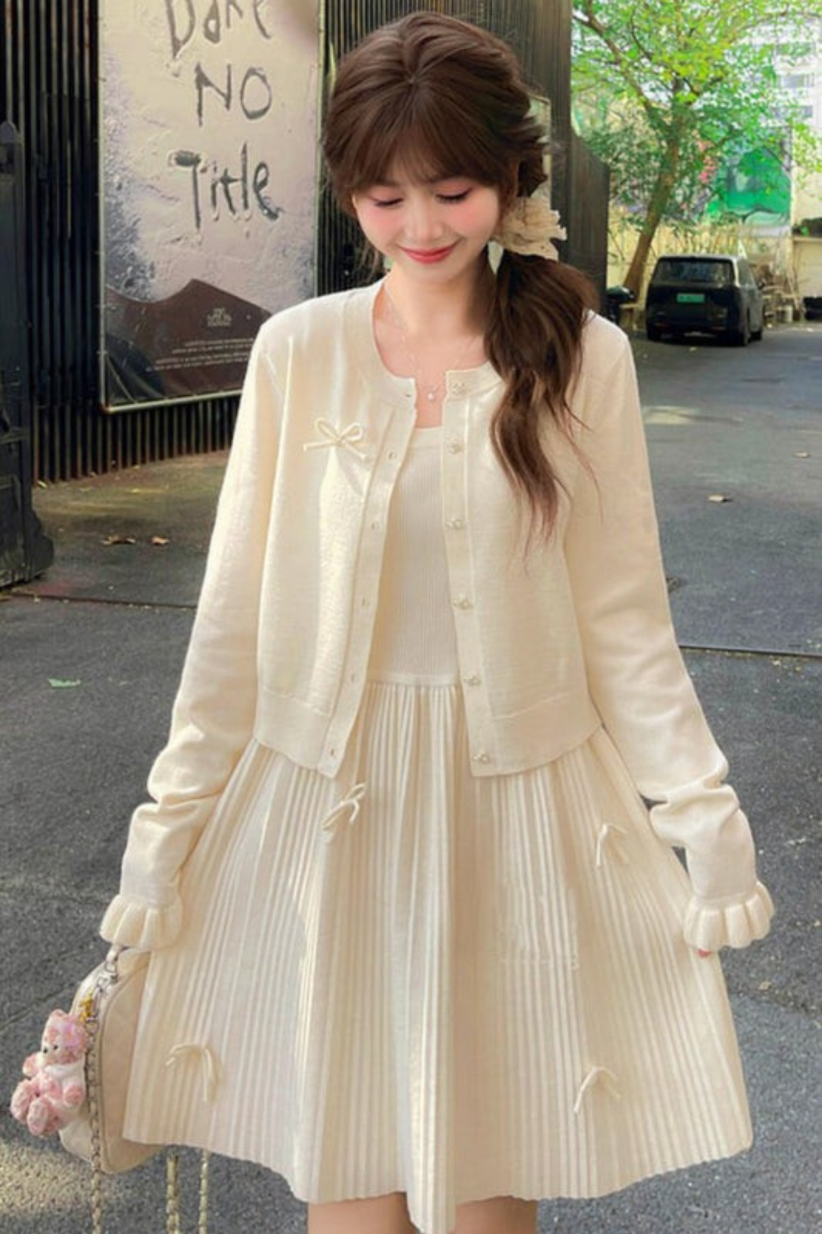 Princess Bow Sleeveless Dress