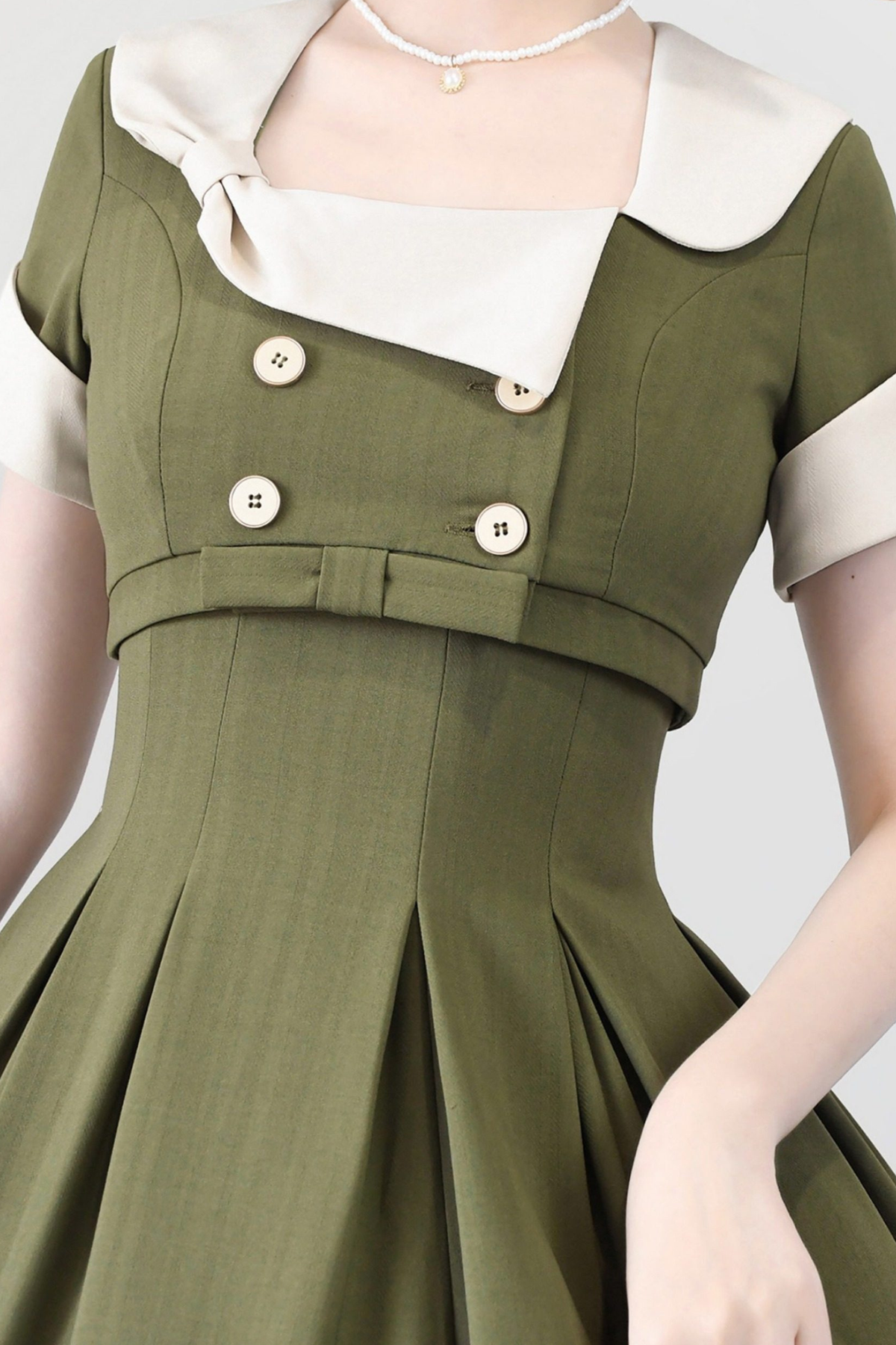 Elegant French Retro Flare Dress + Short Jacket