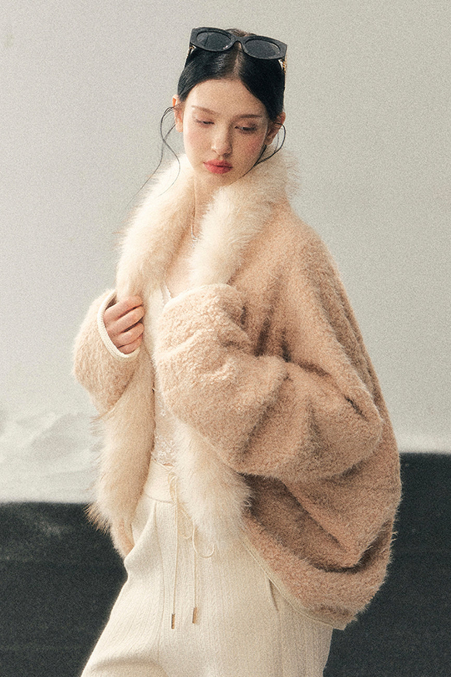 French Warm Fur Coat