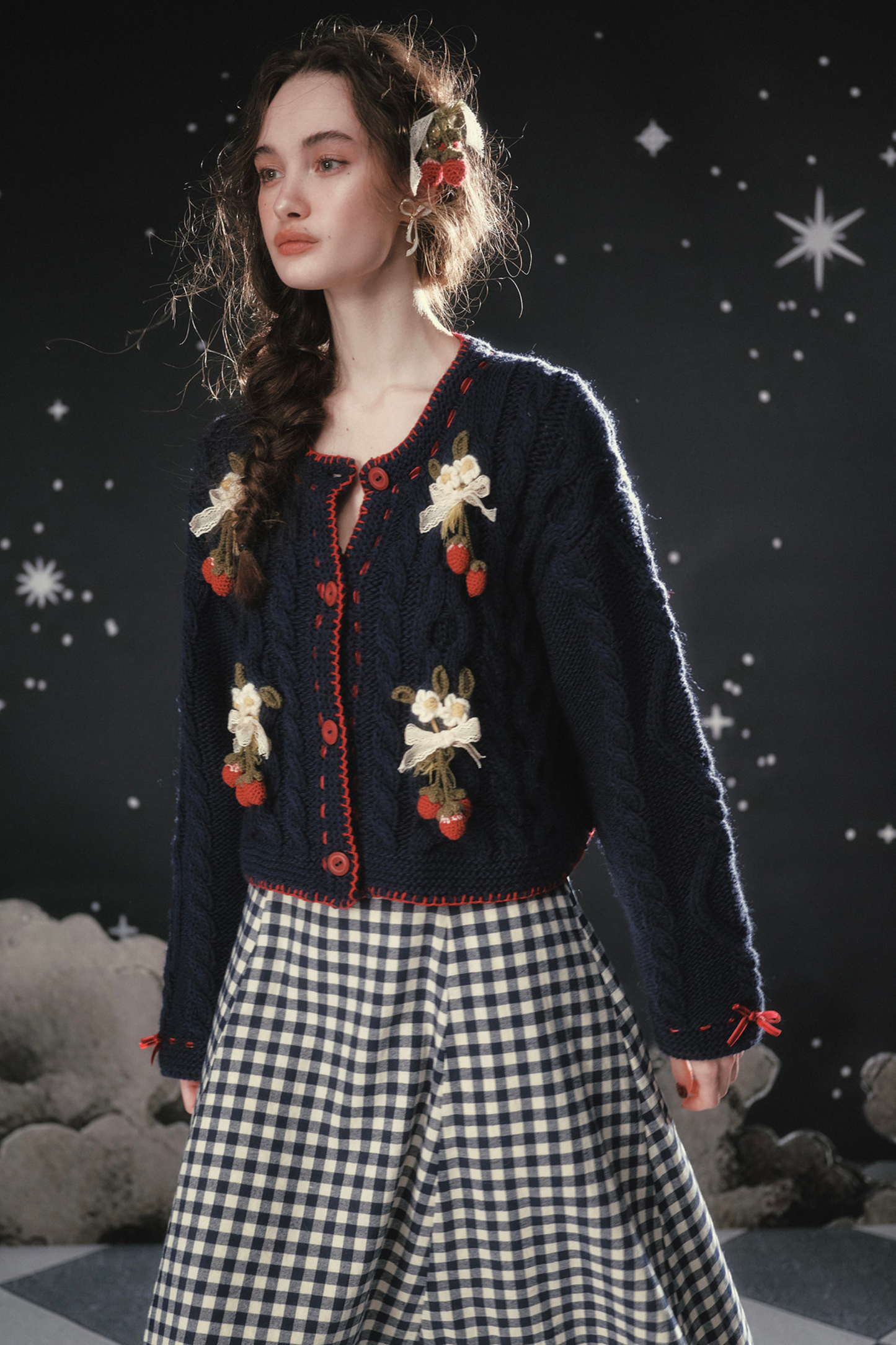 Lace Crochet Retro Cardigan