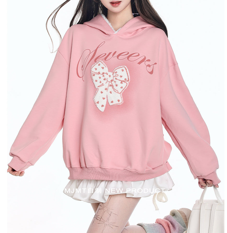 coquette bow sweatshirt