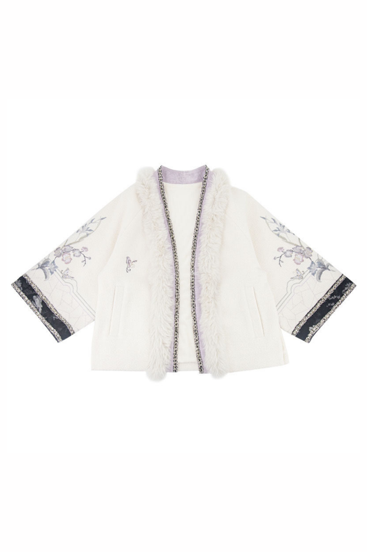 Butterfly Ink Dot Jacket Set Jacket