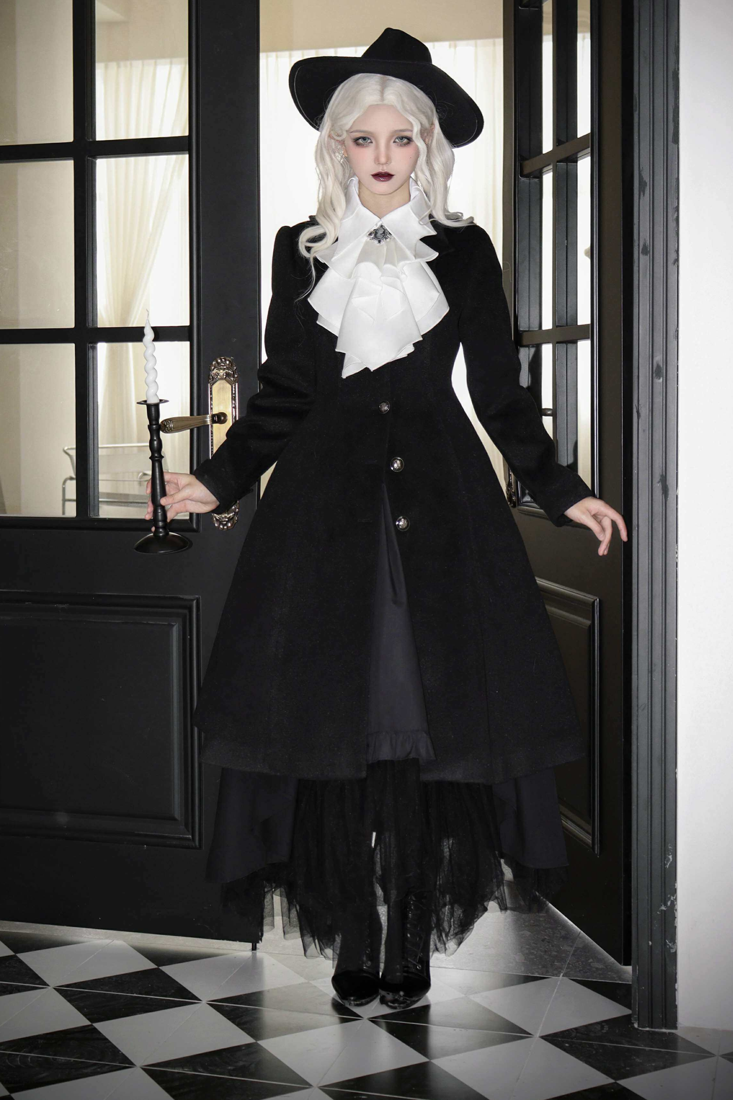 Gothic Wool Coat Suit