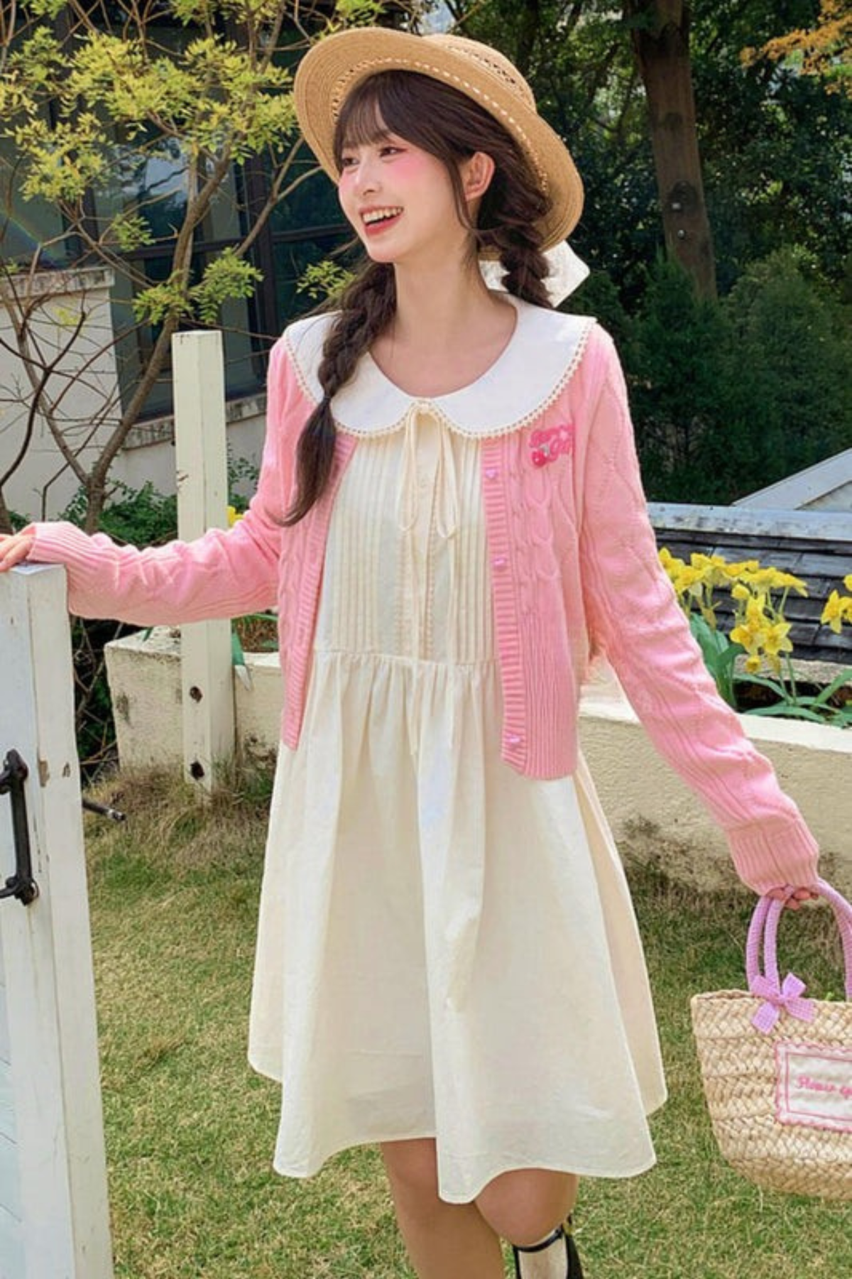 Sweet Retro Knit Cardigan