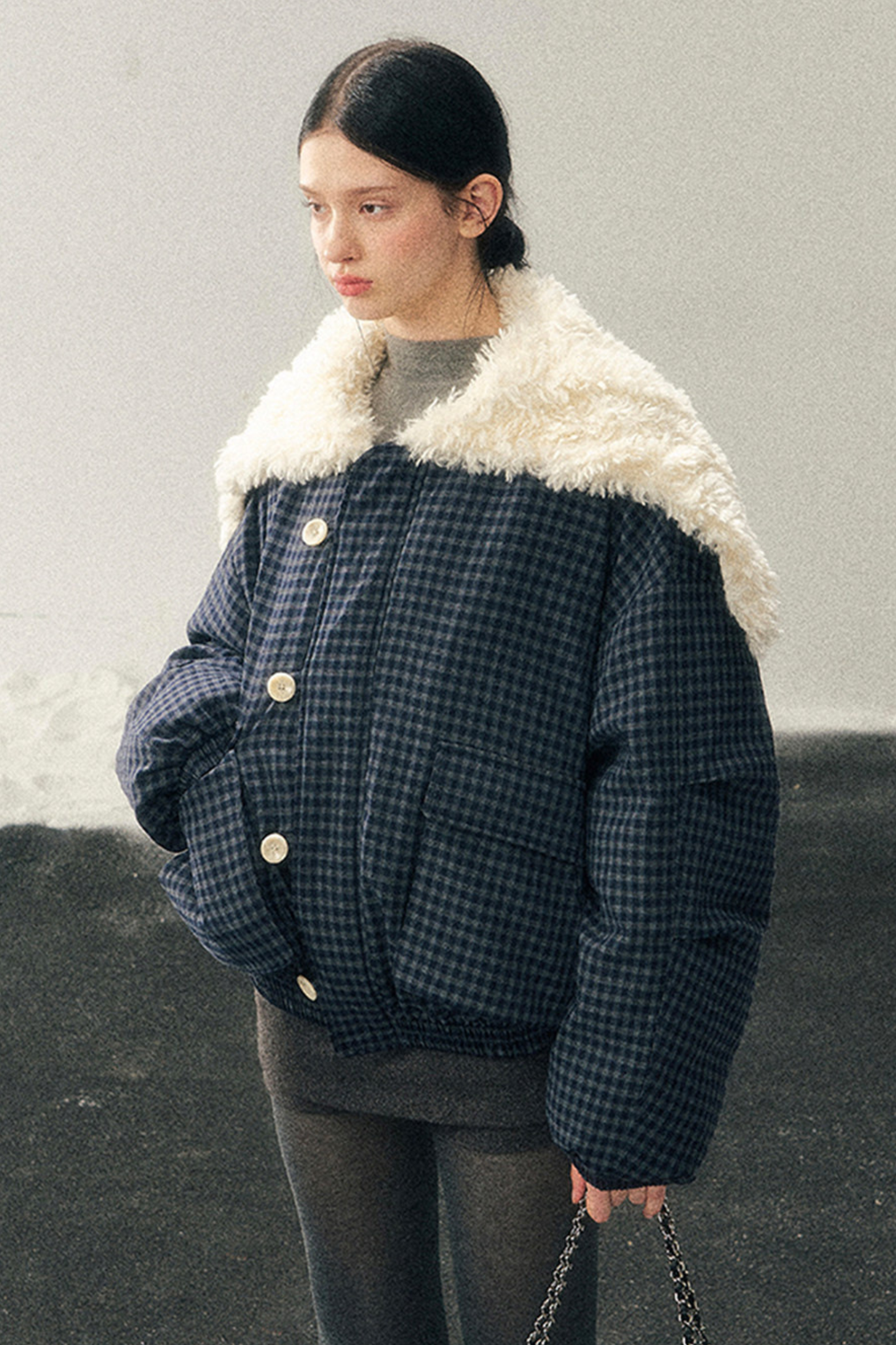Silent Blue Lamb Mode Jacket
