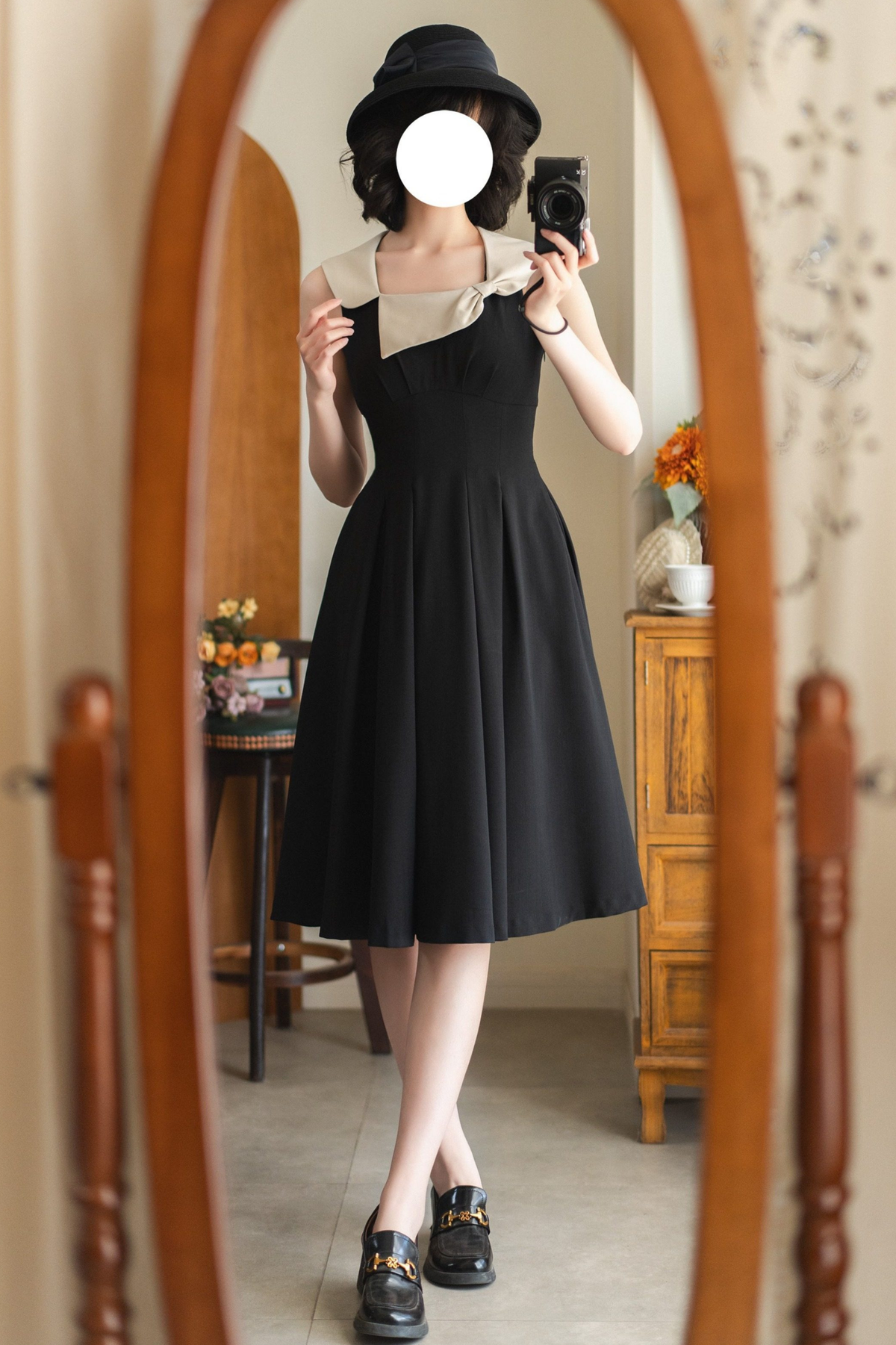 Elegant French Retro Flare Dress + Short Jacket