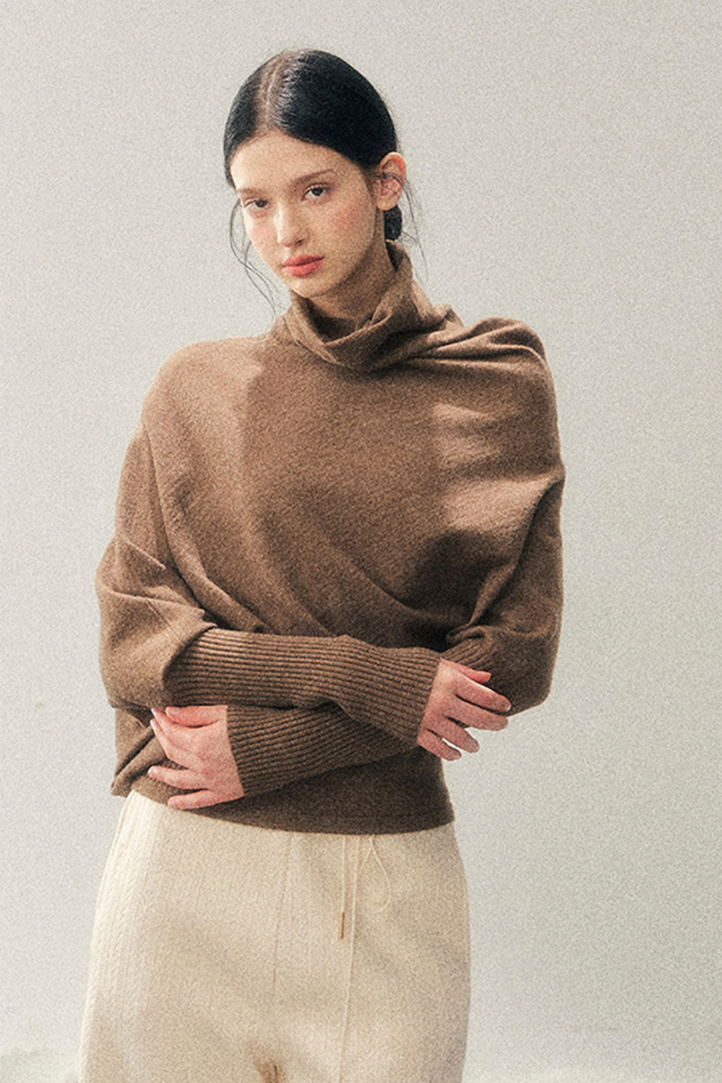 Chic Edgy Knit Sweater