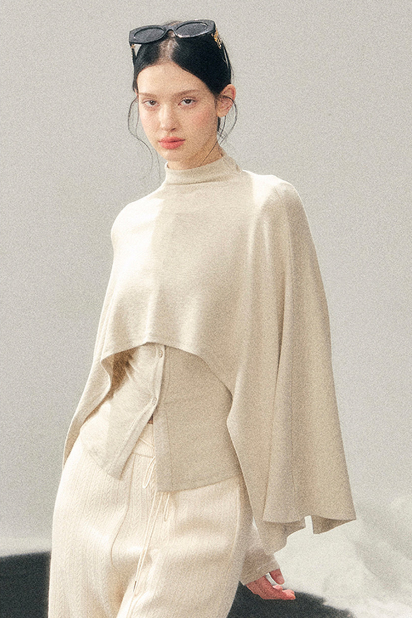 Edgy Tight Shawl + Top