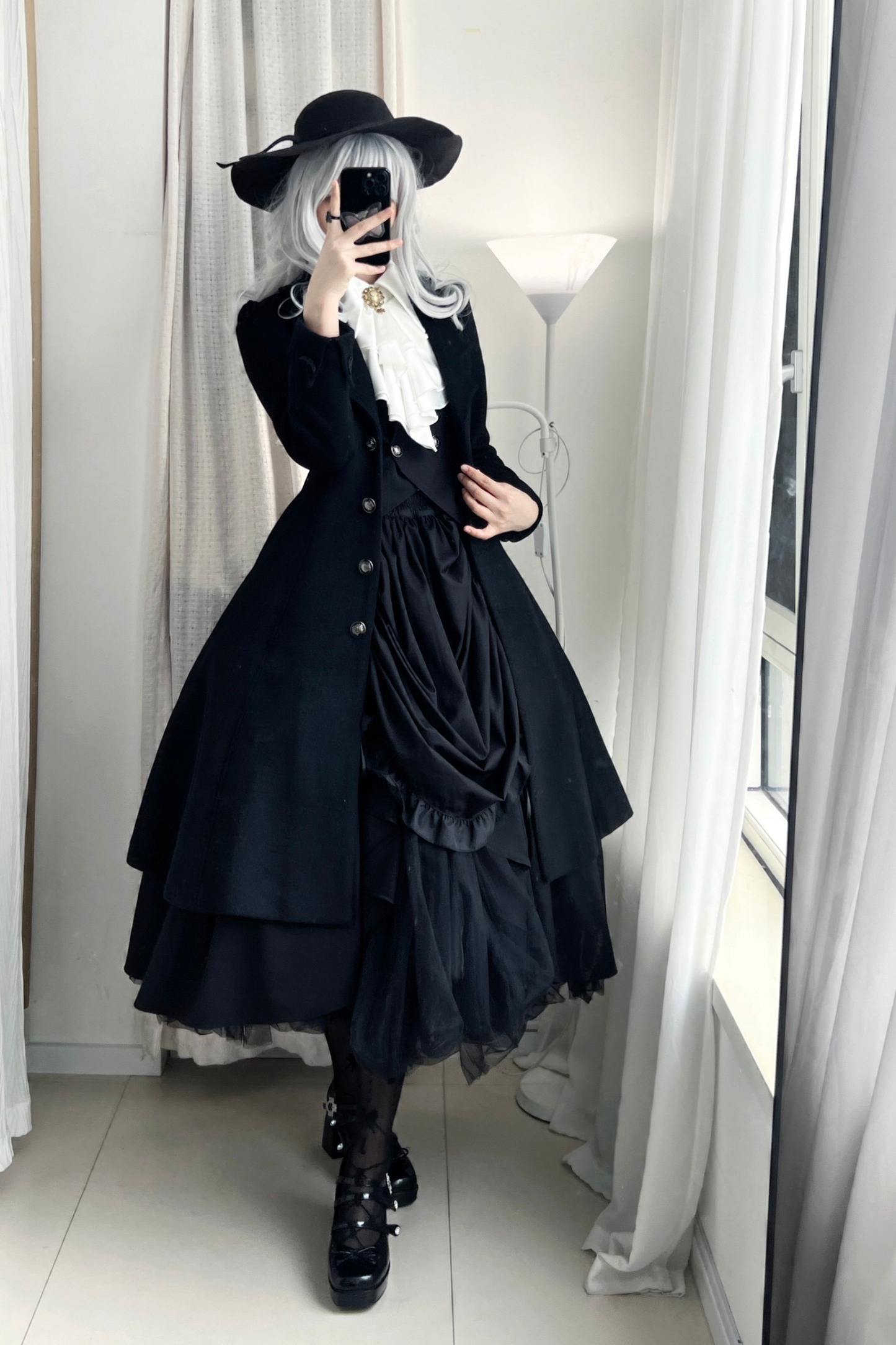 Gothic Wool Coat Suit