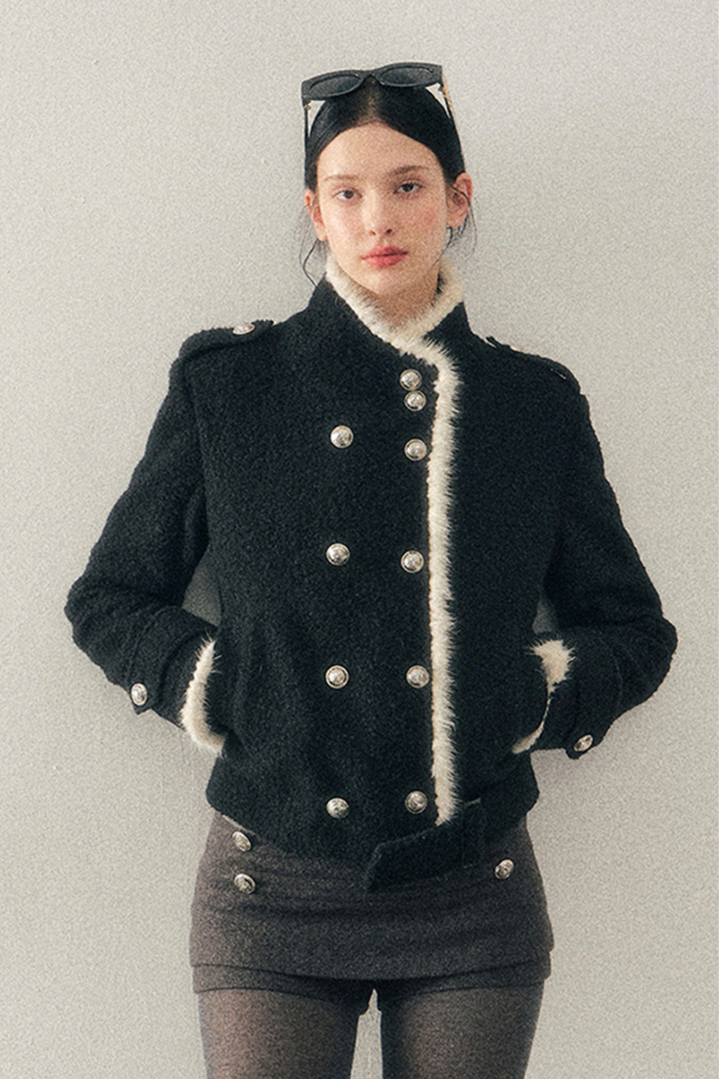 Chic Edgy Double Coat