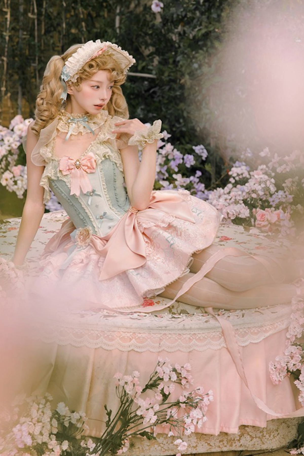 Little Dia Sweet Lolita Dress + BNT + Neck Accessories