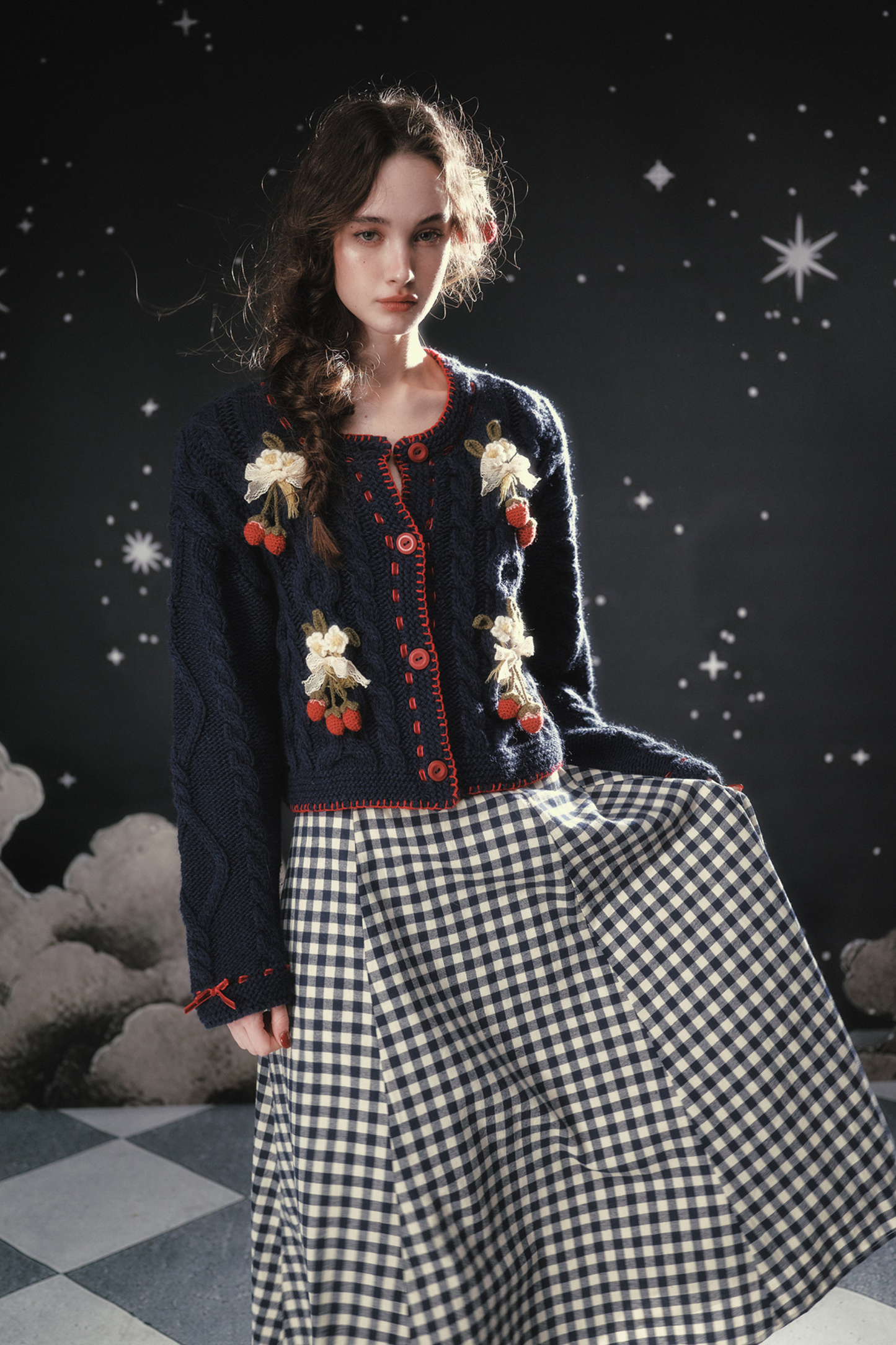 Lace Crochet Retro Cardigan