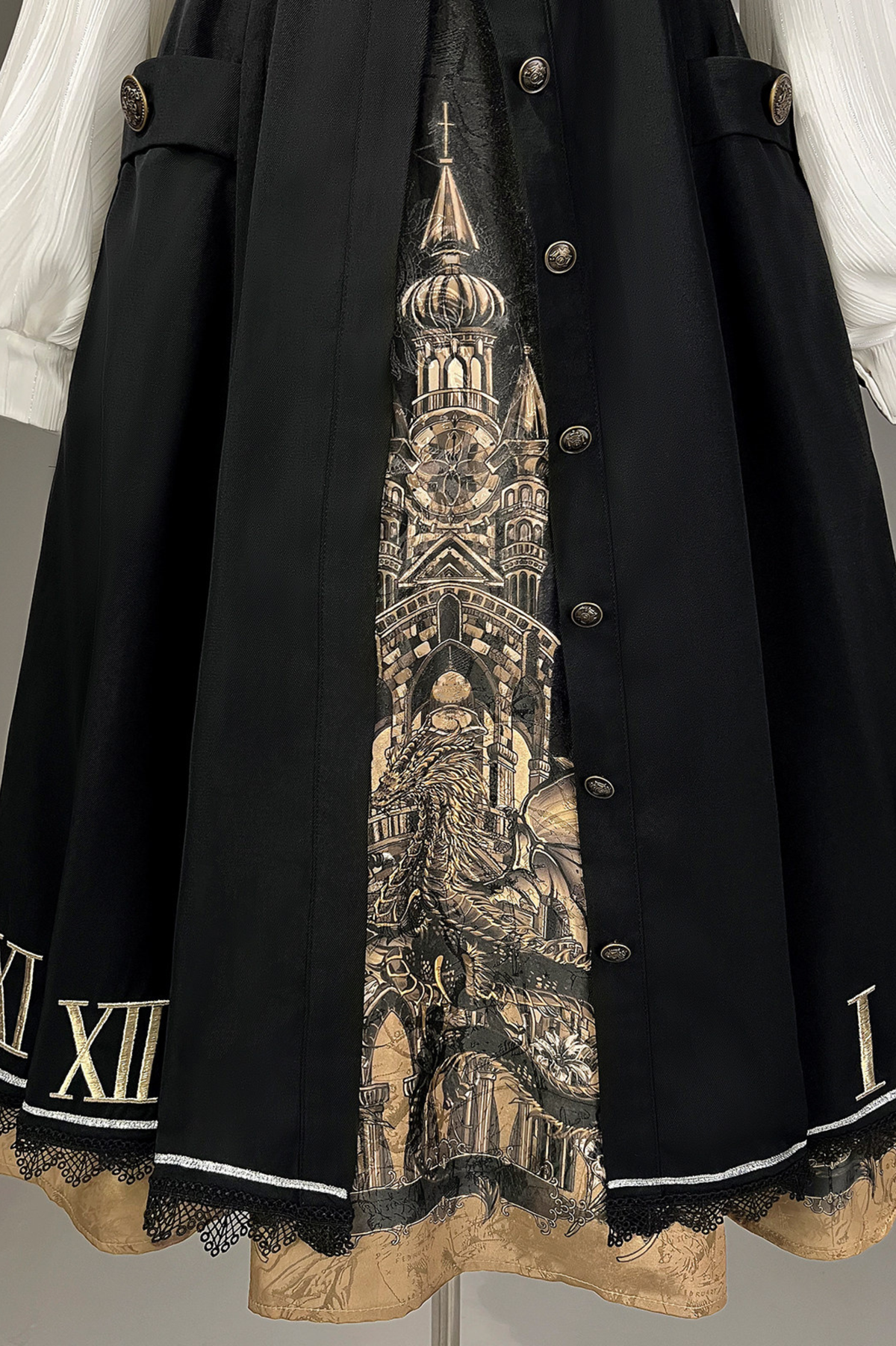 Dragon Lament Cape Dress