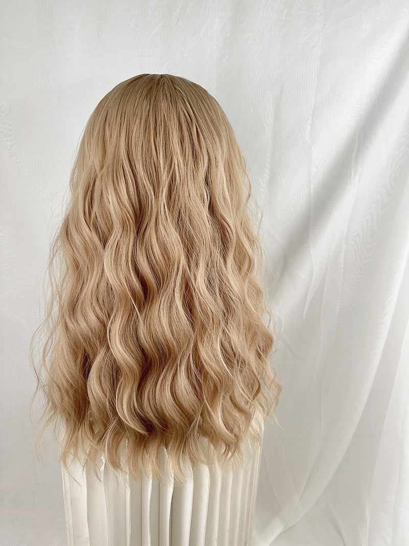 Doll Platinum Curly Long Wig