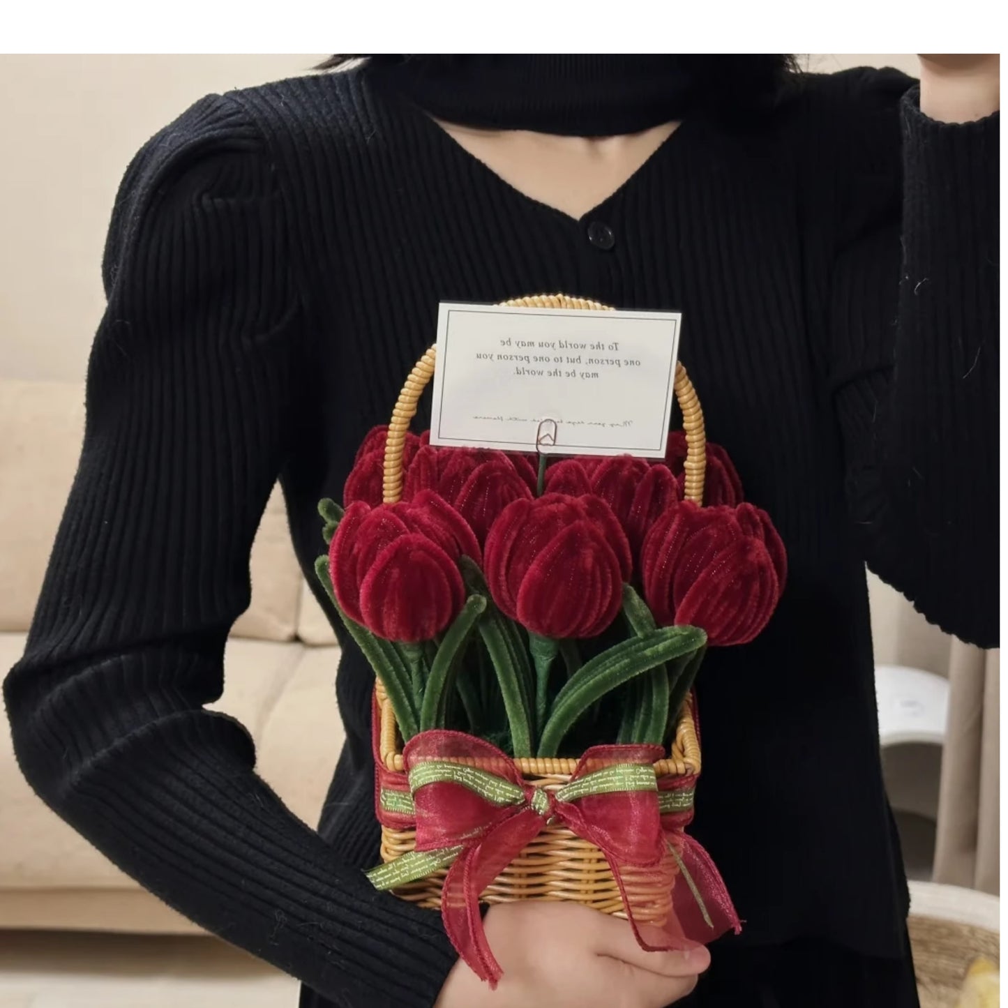 Diy Twist stick flower basket