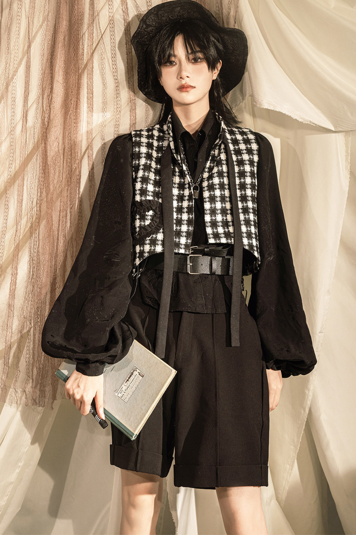 Golden Years Oil Painting Vest + Jacket + Skirt