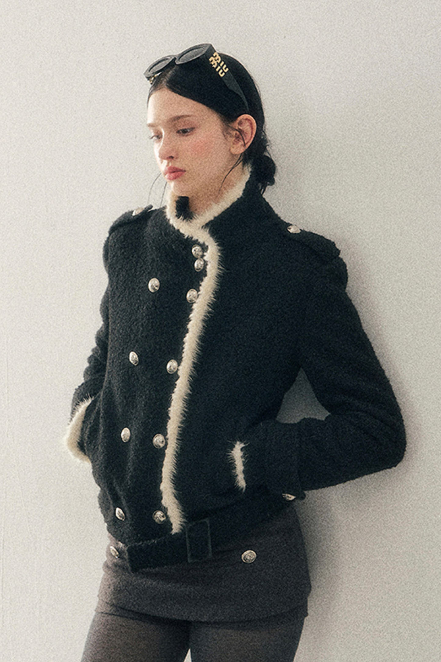Chic Edgy Double Coat