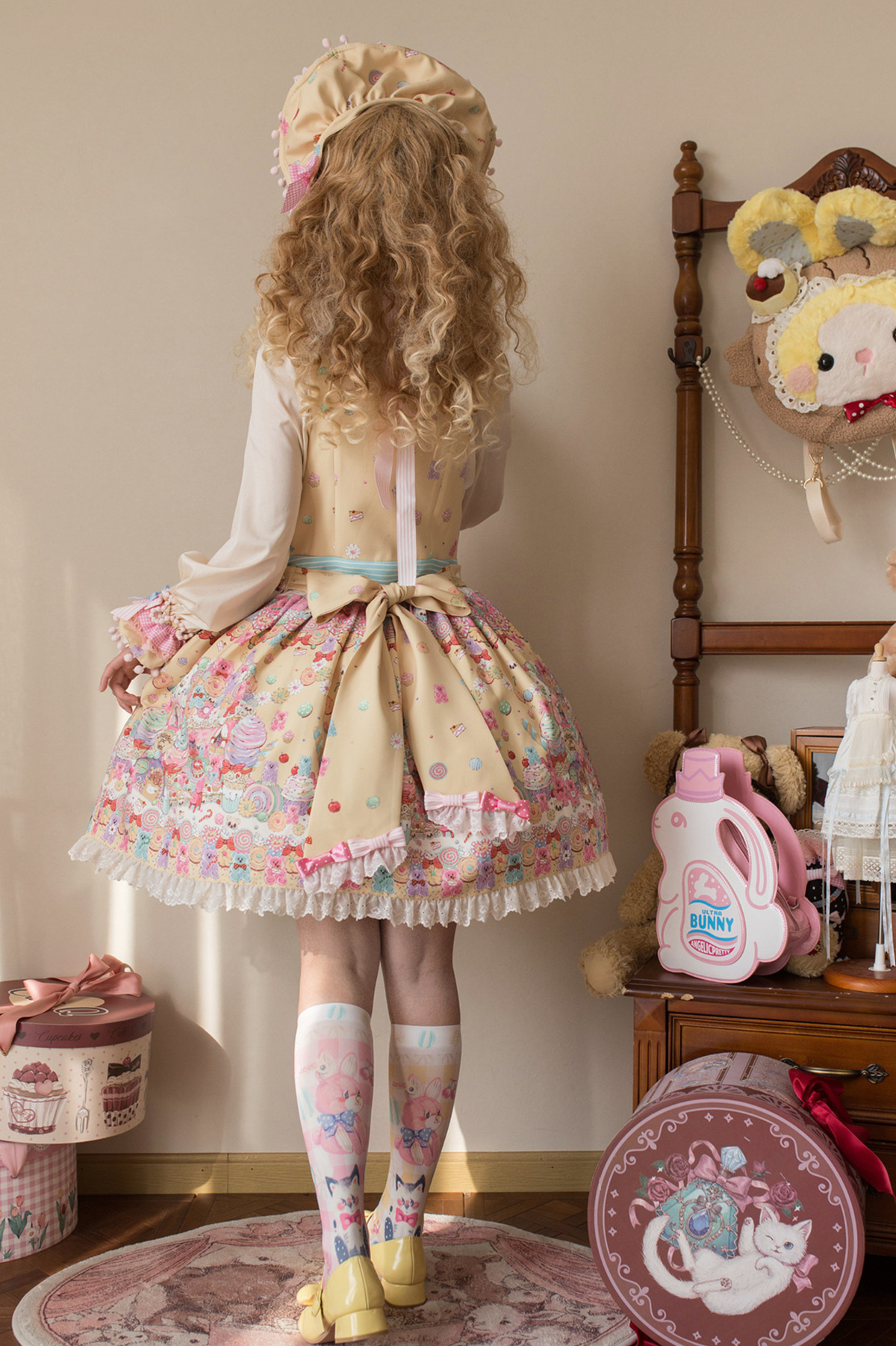 Sweetheart Candy Suspender Skirt + Jumper Skirt