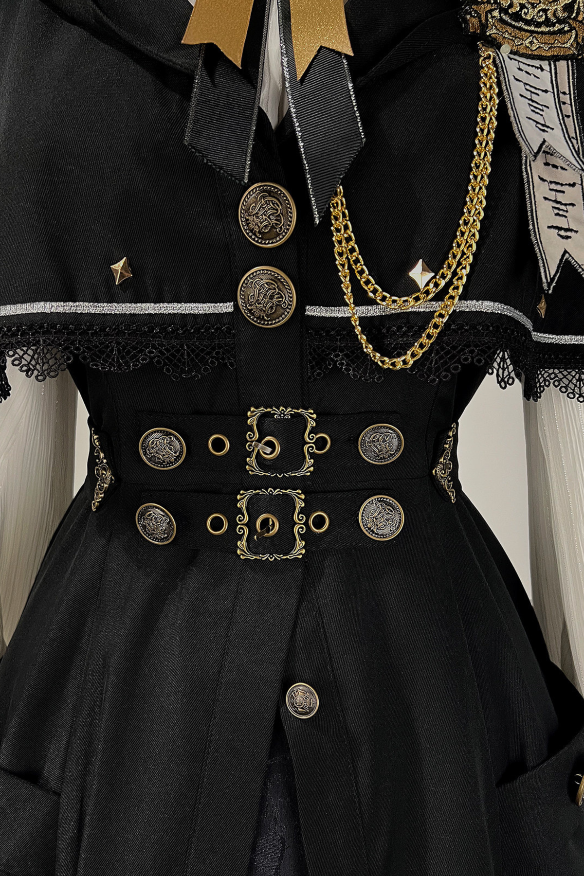 Dragon Lament Cape Dress