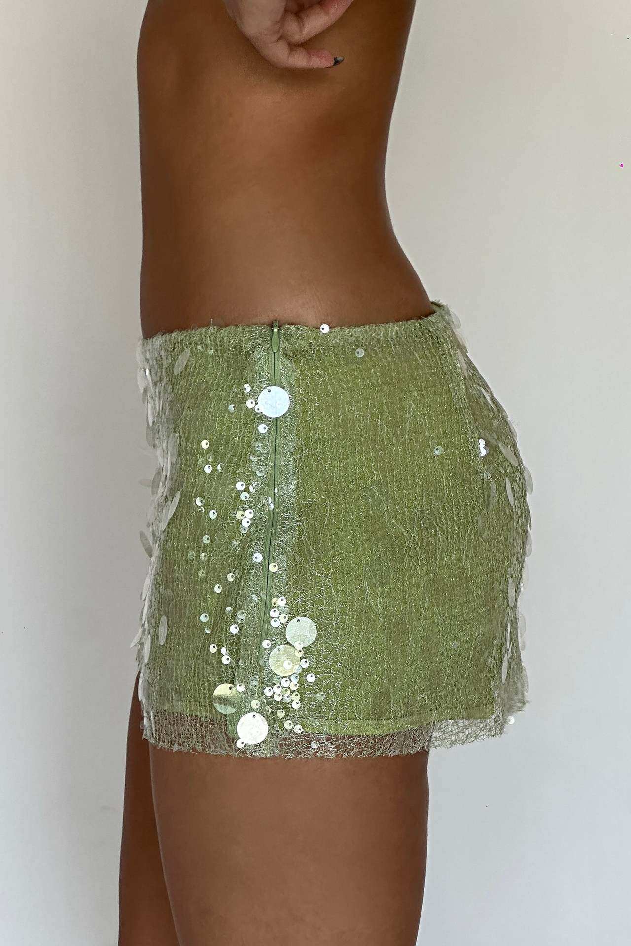 sequin sexy short skirt