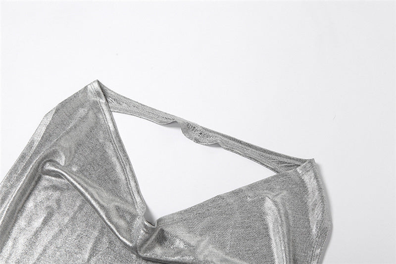 Hollow Backless Hooded Top