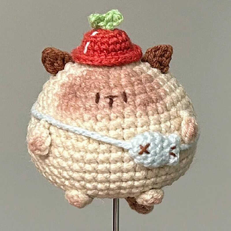 DIY cute mini wool hellokitty pendant